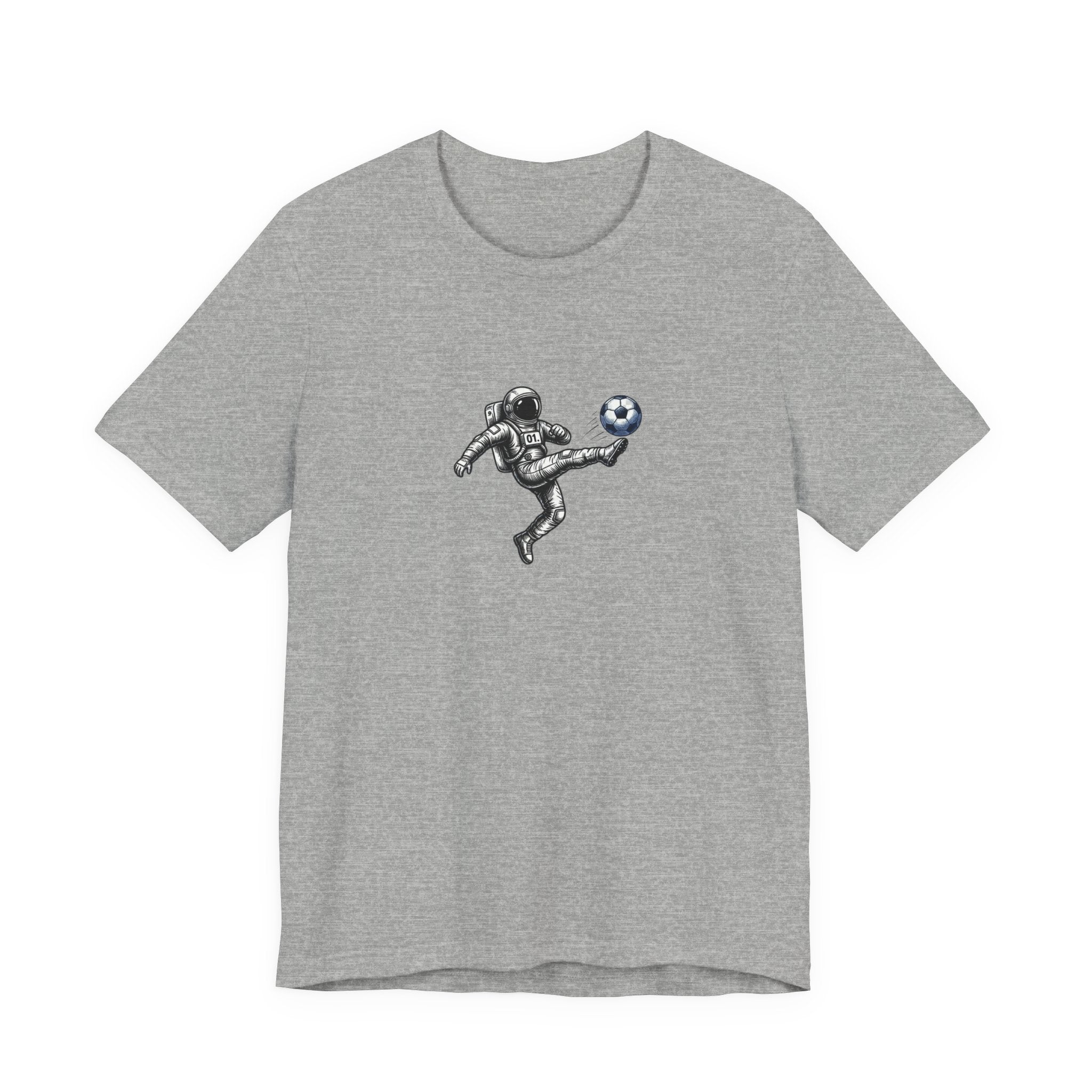 Soccer Astronaut Tee — Pulse Fitne55 Logo Back
