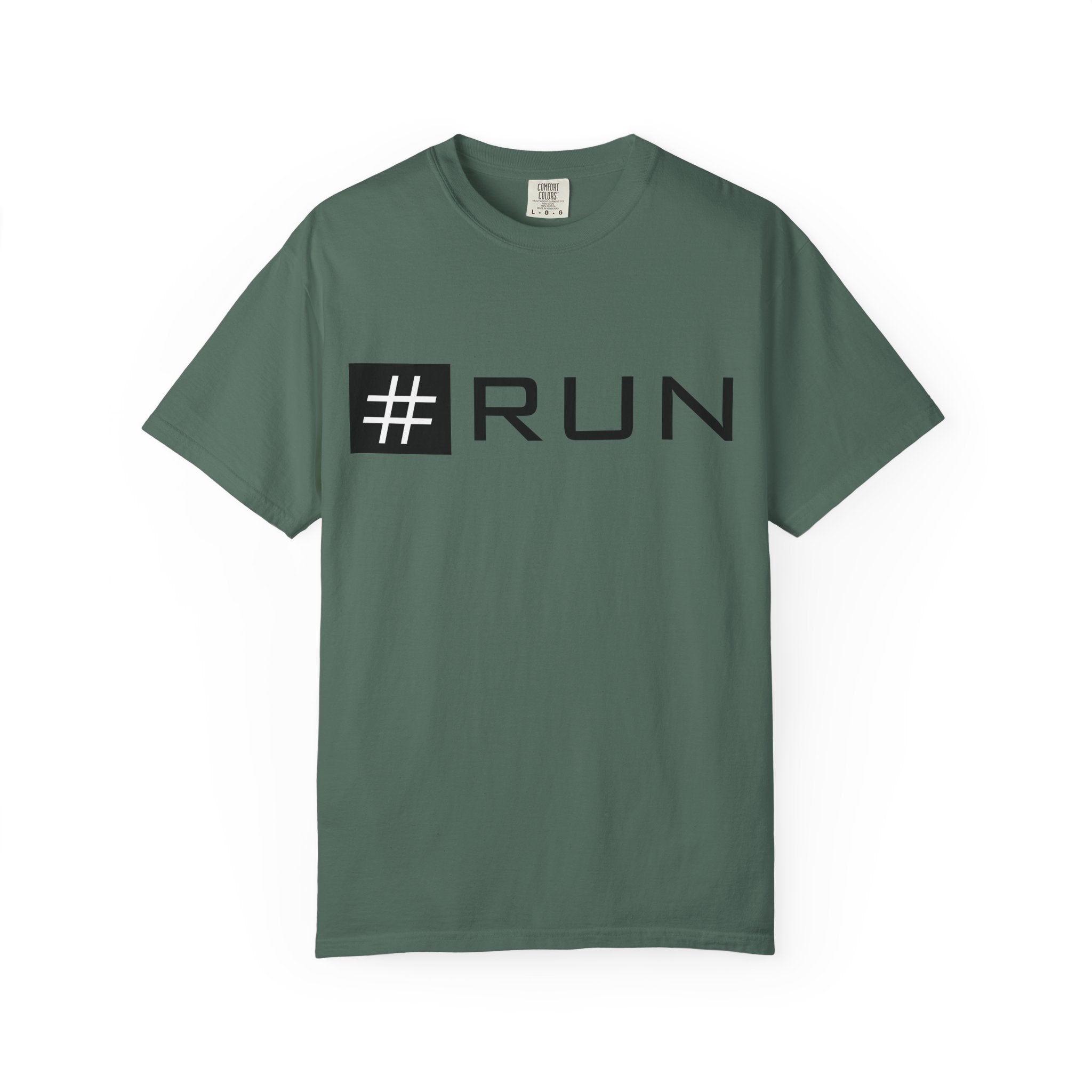 Pulse Fitne55 - #RUN Graphic T-Shirt — Minimalist Running Tee for Runners & Fitness Enthusiasts