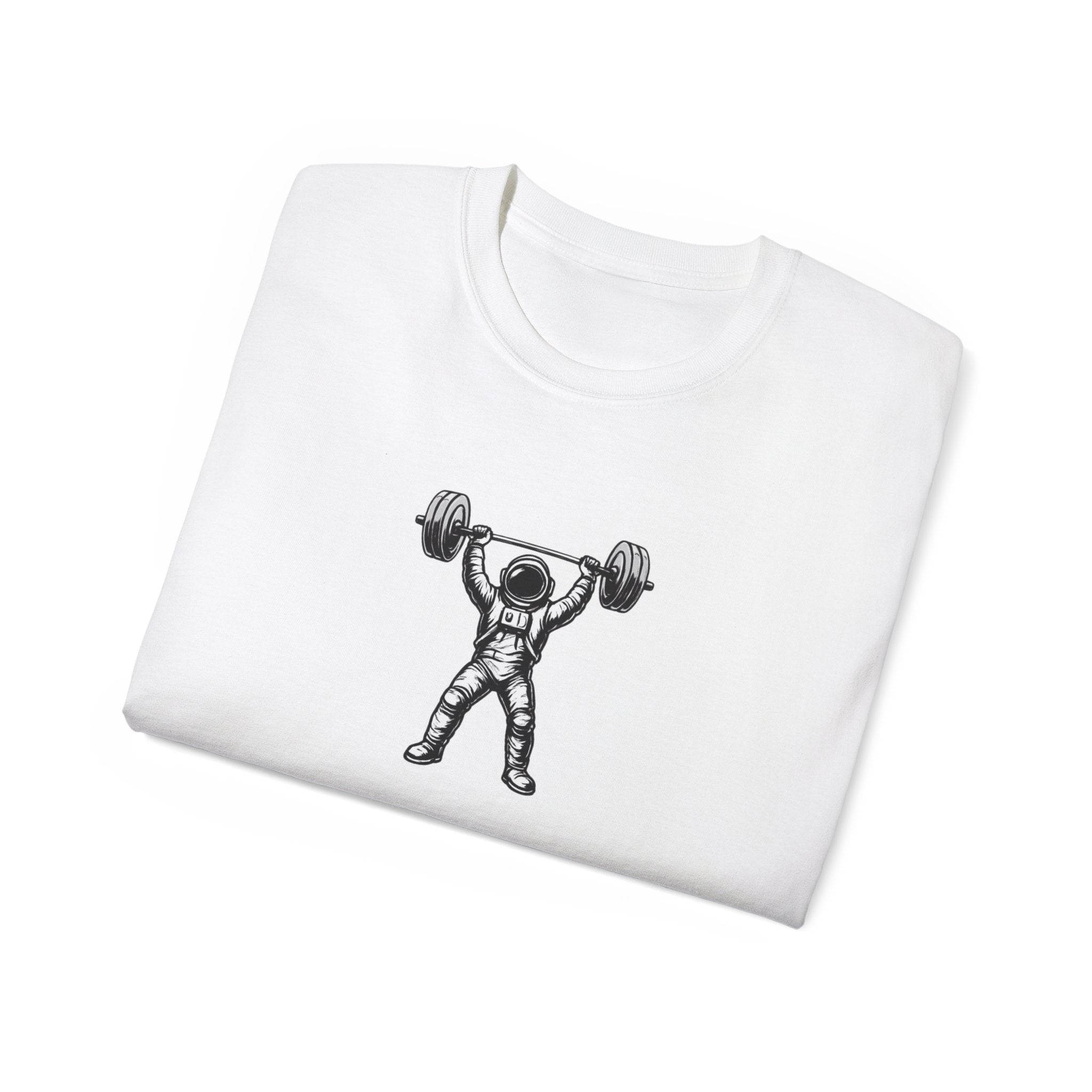 Camiseta de fitness — Camiseta de tirantes Pulse Fitness con gráfico de astronauta levantando pesas