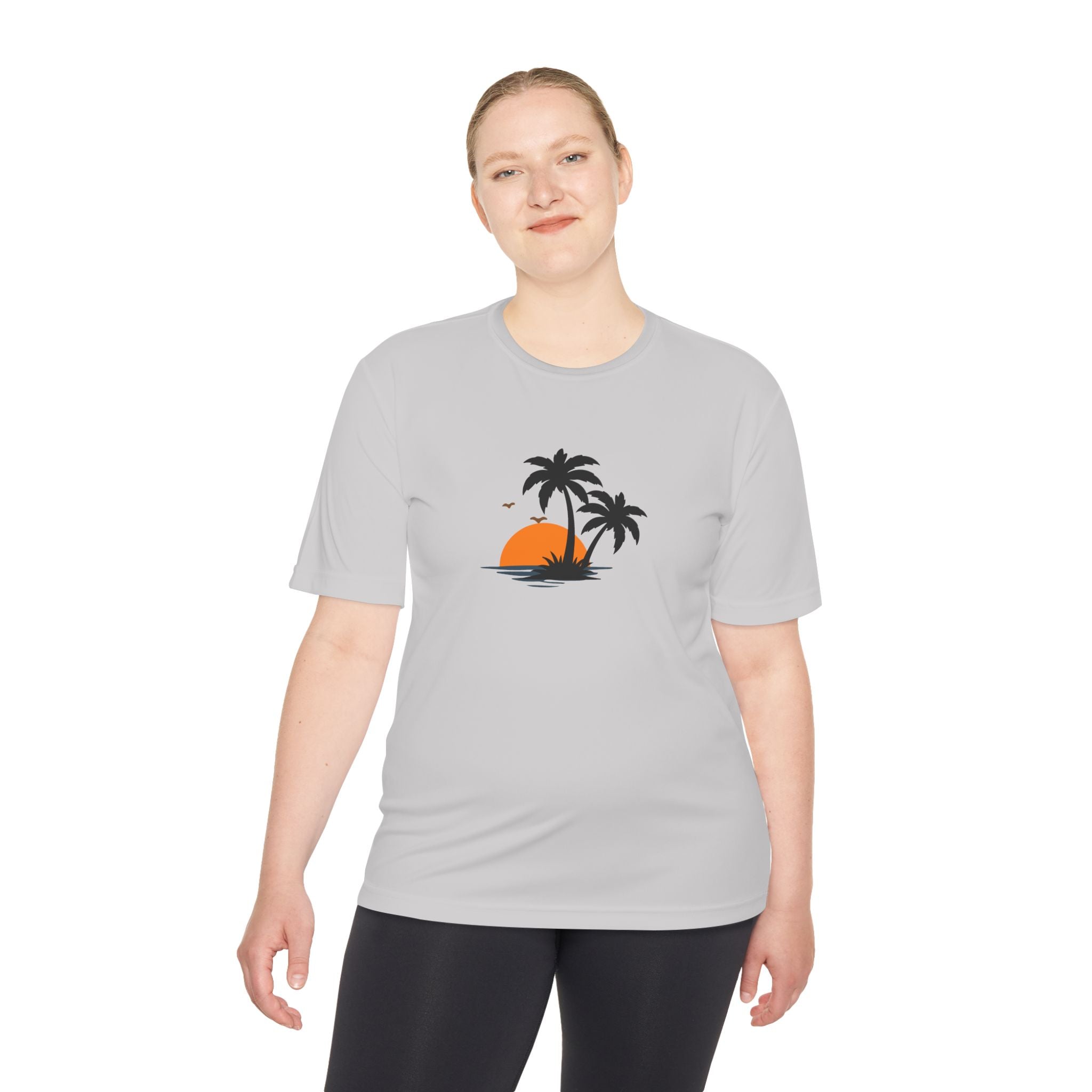 Summer Vibes Palm Tee — "Exploring Summer Vibes" Moisture-Wicking Shirt