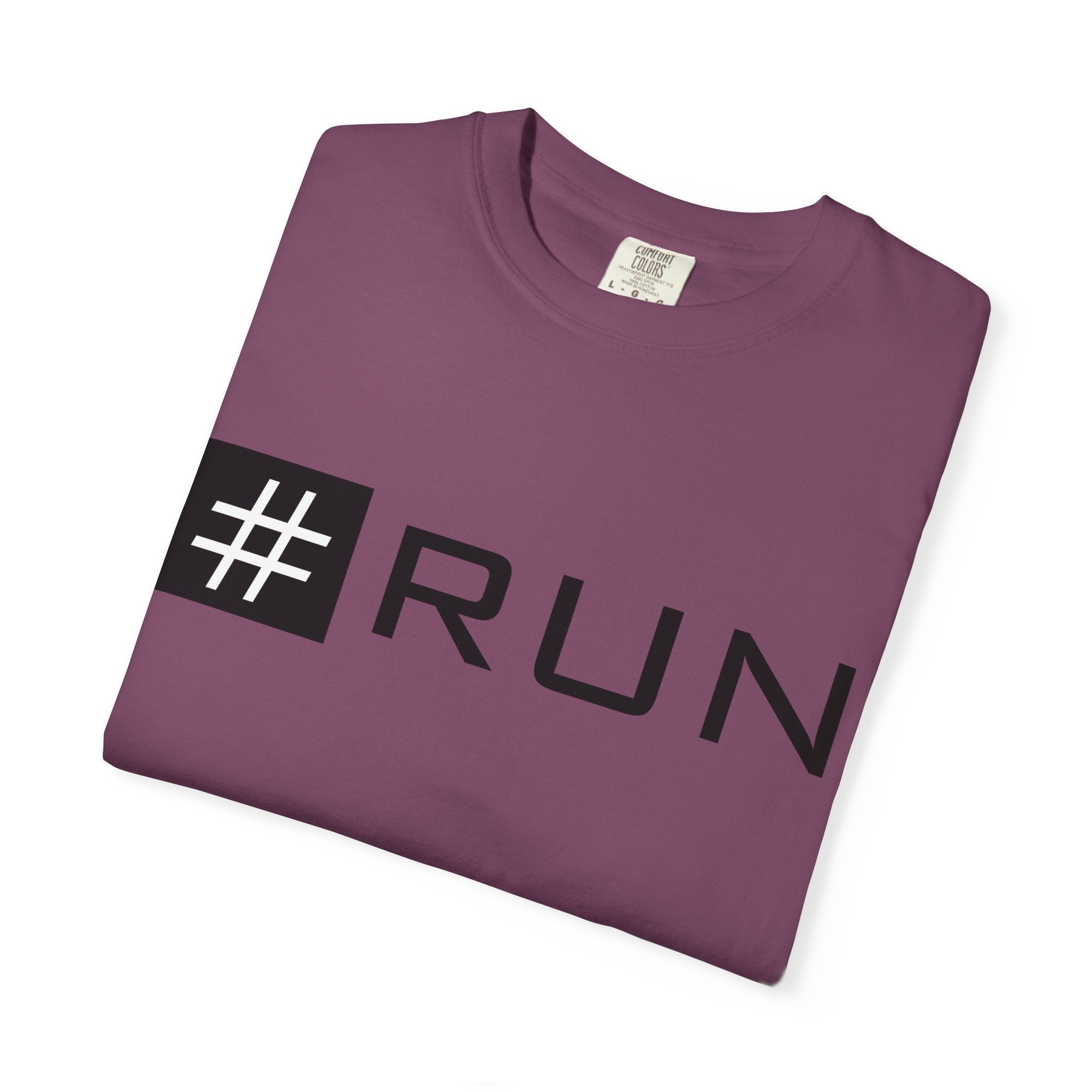 Pulse Fitne55 - #RUN Graphic T-Shirt — Minimalist Running Tee for Runners & Fitness Enthusiasts
