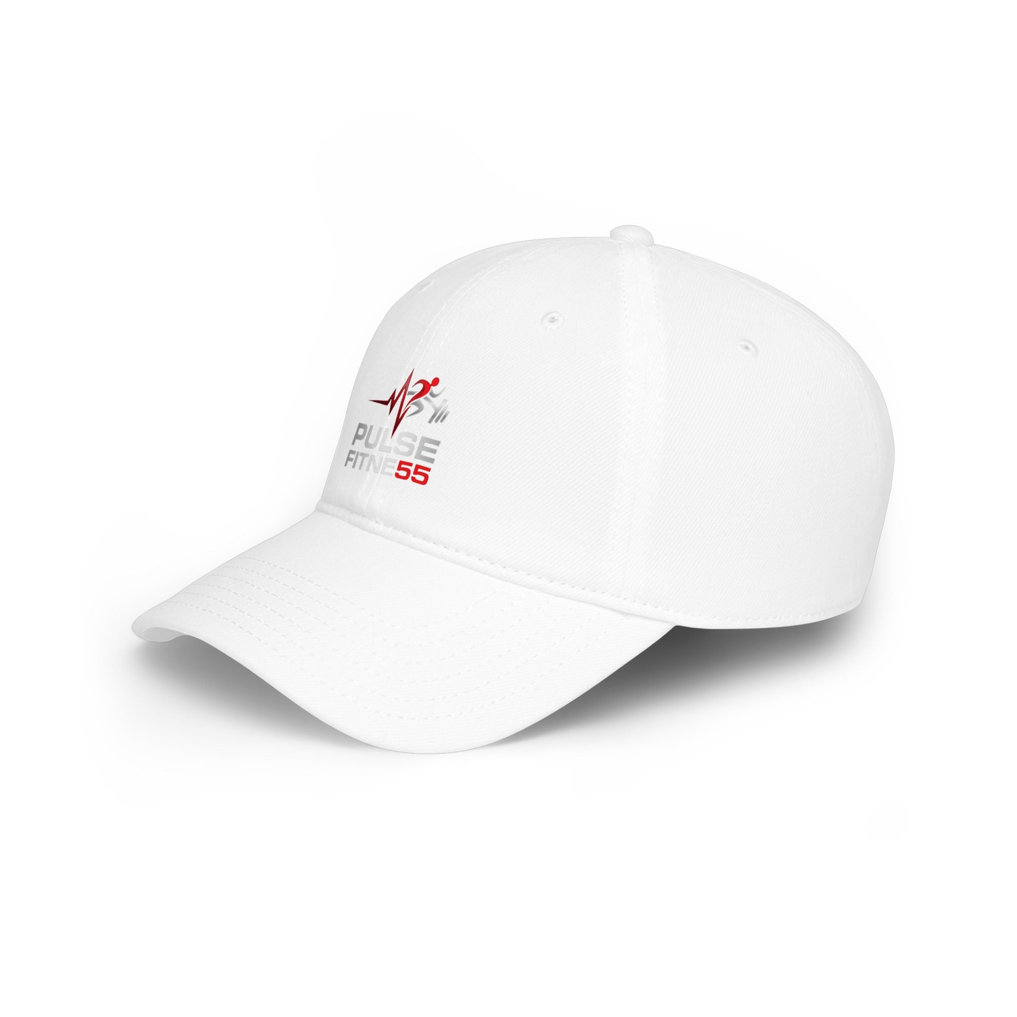Gorra de béisbol de perfil bajo Pulse Fitness — Gorra de gimnasio bordada