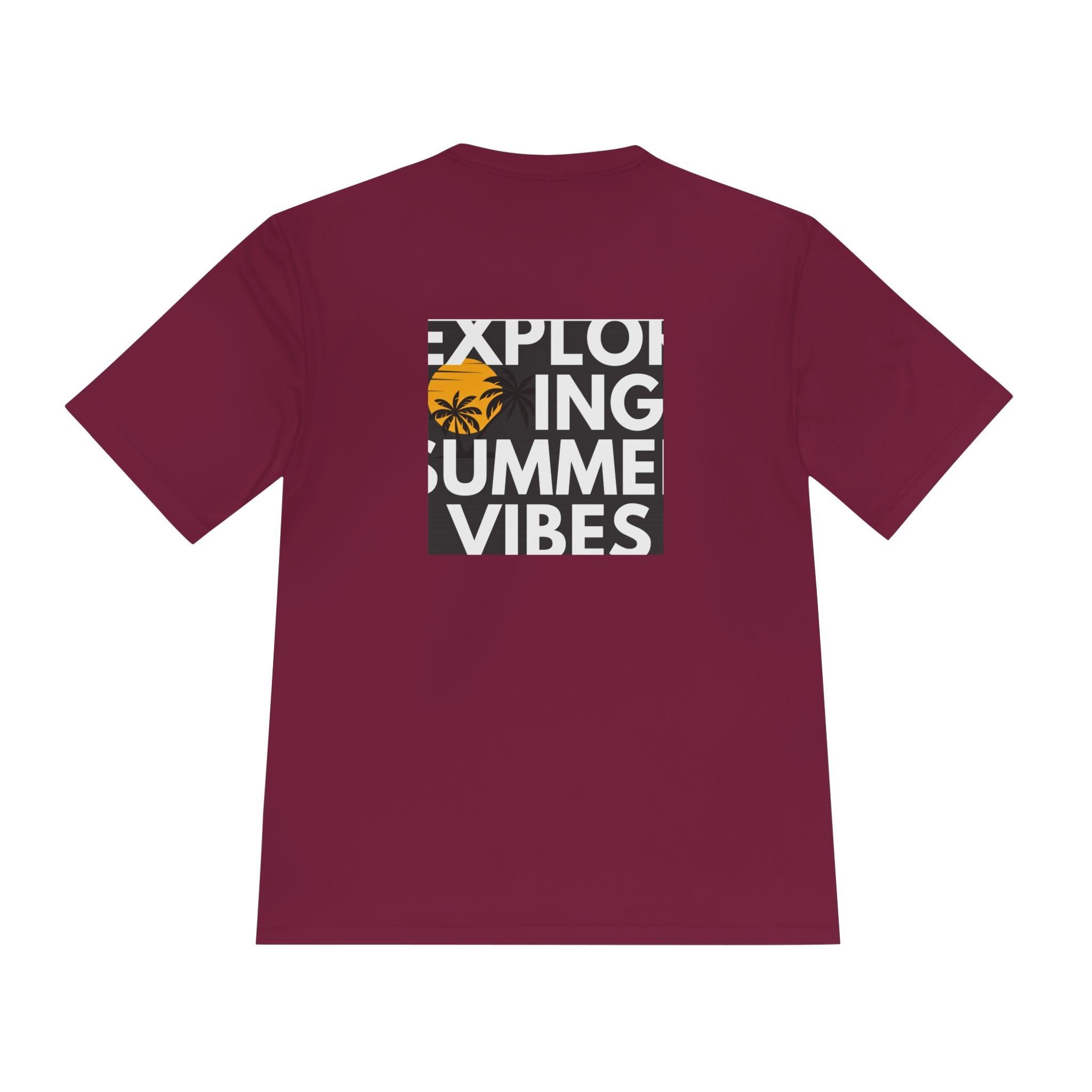 Summer Vibes Palm Tee — "Exploring Summer Vibes" Moisture-Wicking Shirt
