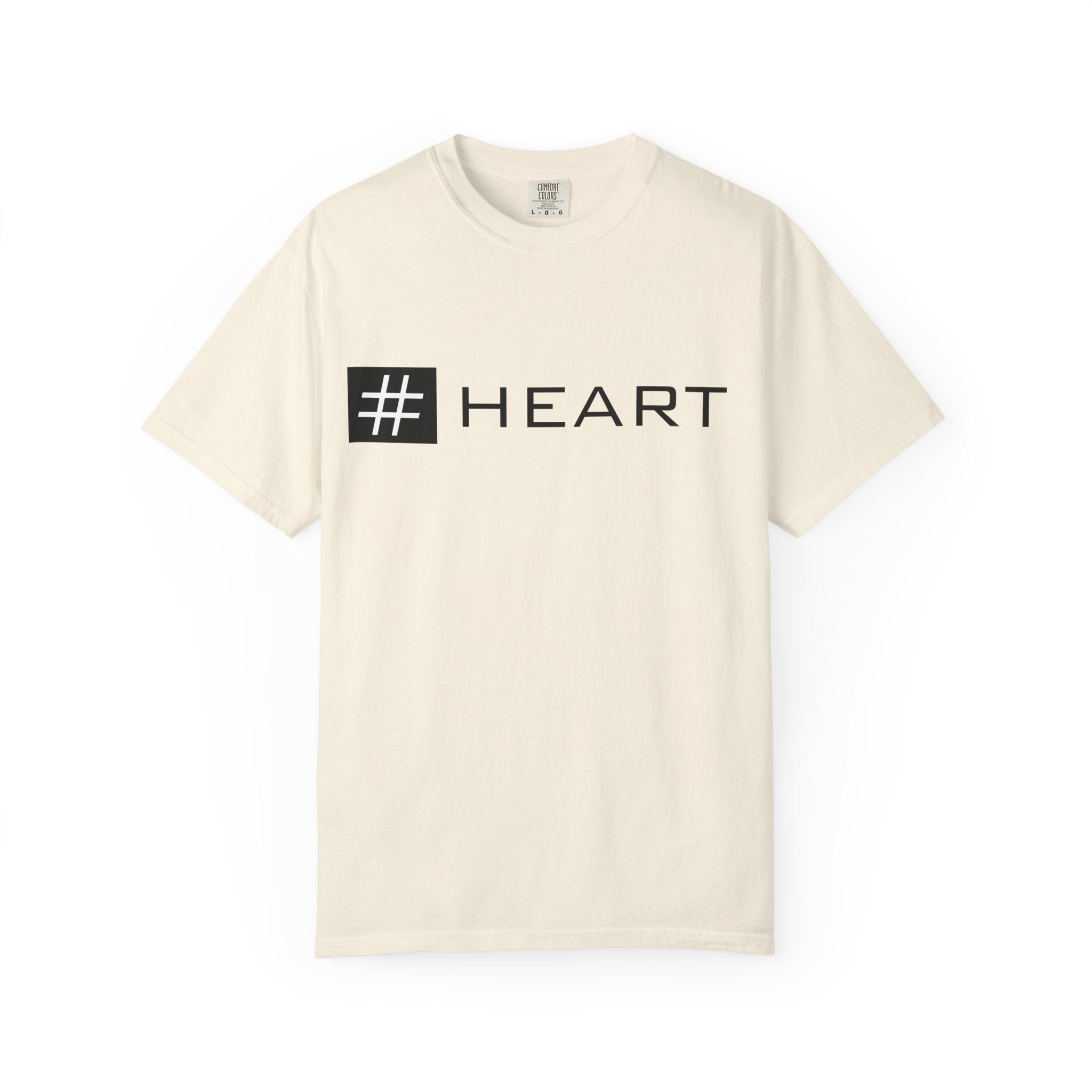 Pulse Fitne55 - Hashtag Heart T-Shirt — Minimalist Graphic Tee with “# HEART” Design