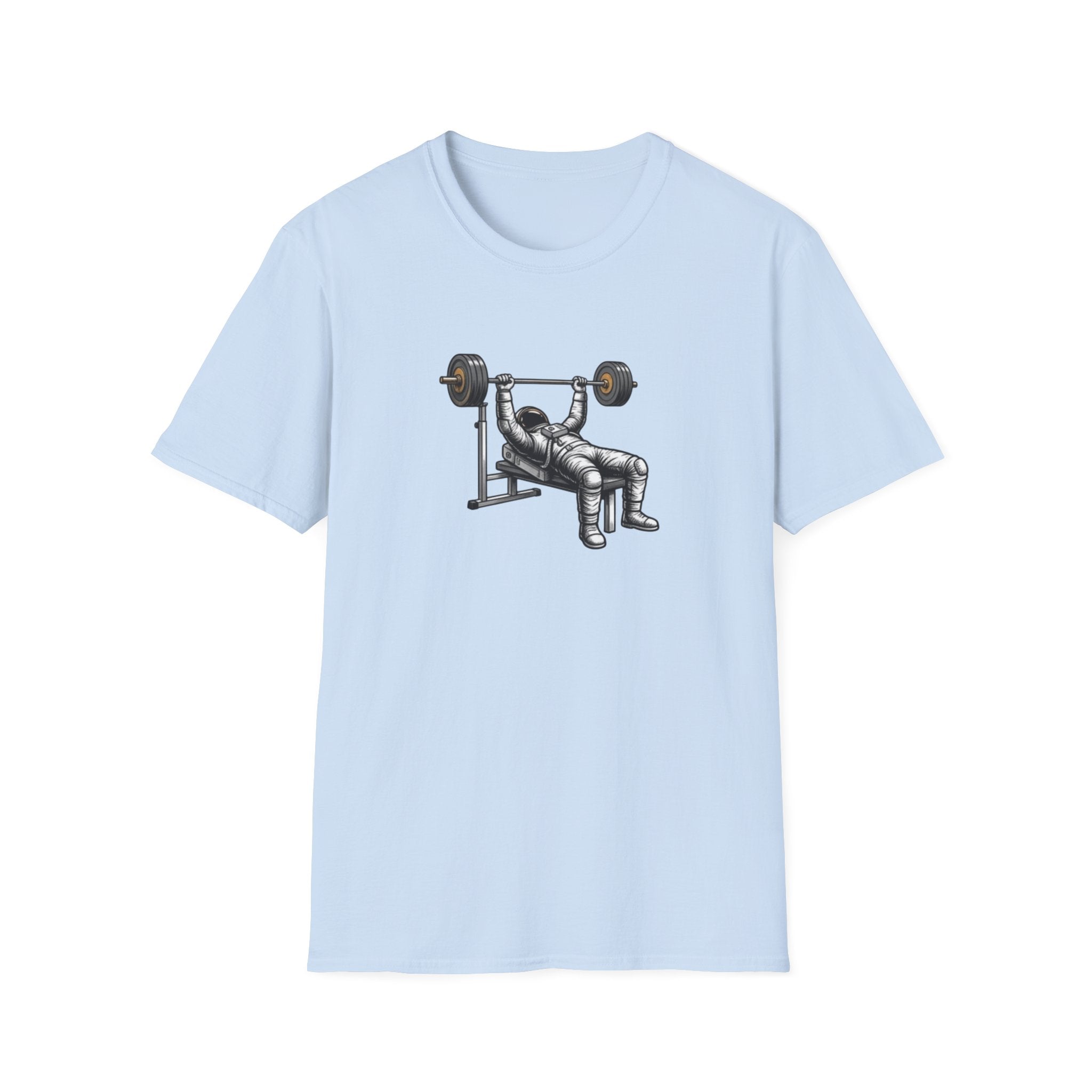 Bench Press Gym T-Shirt — Pulse Fitne55 Logo Workout Tee