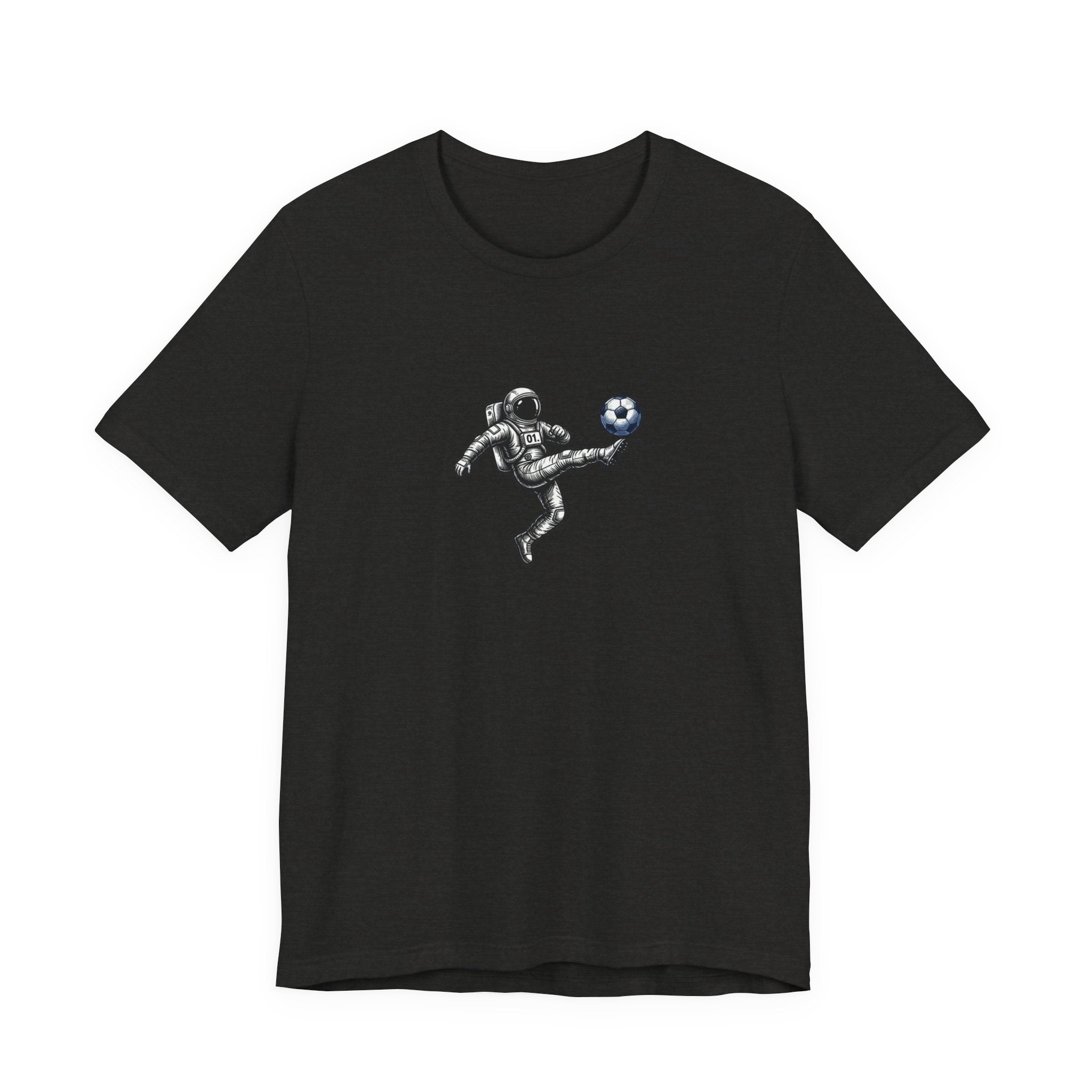 Soccer Astronaut Tee — Pulse Fitne55 Logo Back
