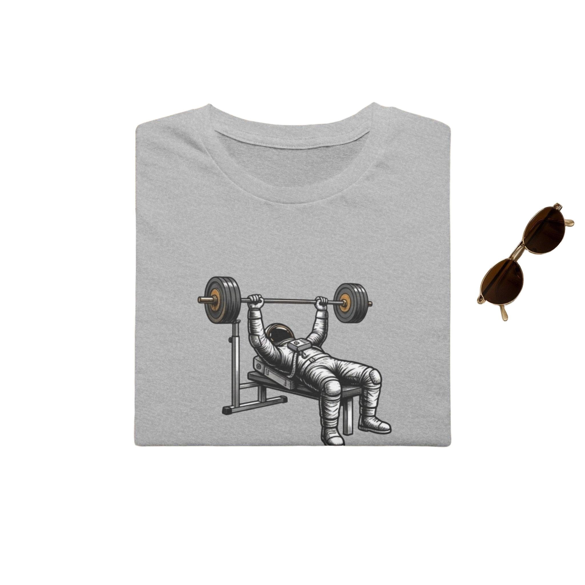 Bench Press Gym T-Shirt — Pulse Fitne55 Logo Workout Tee