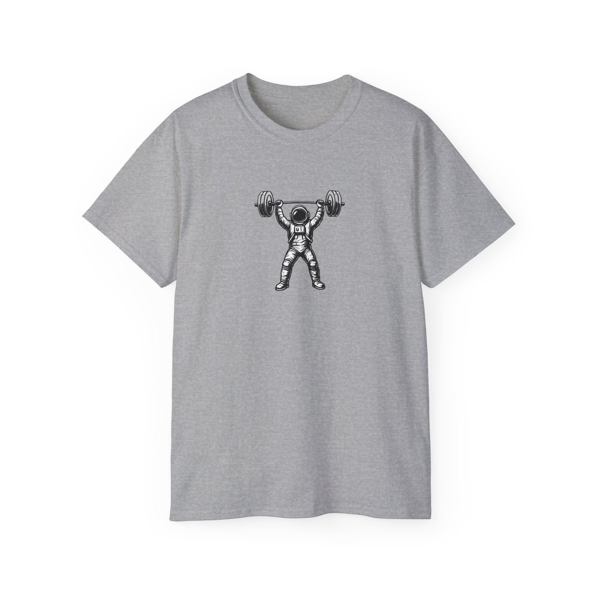 Camiseta de fitness — Camiseta de tirantes Pulse Fitness con gráfico de astronauta levantando pesas