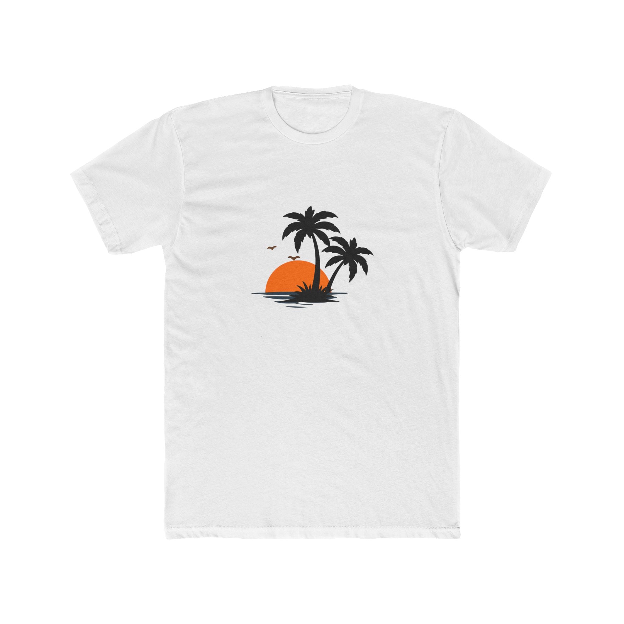 Mens Summer vibe Cotton Crew Tee