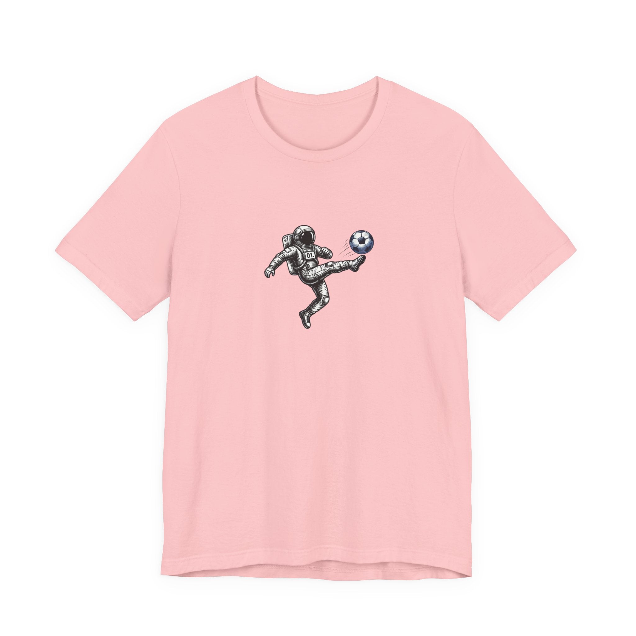 Soccer Astronaut Tee — Pulse Fitne55 Logo Back