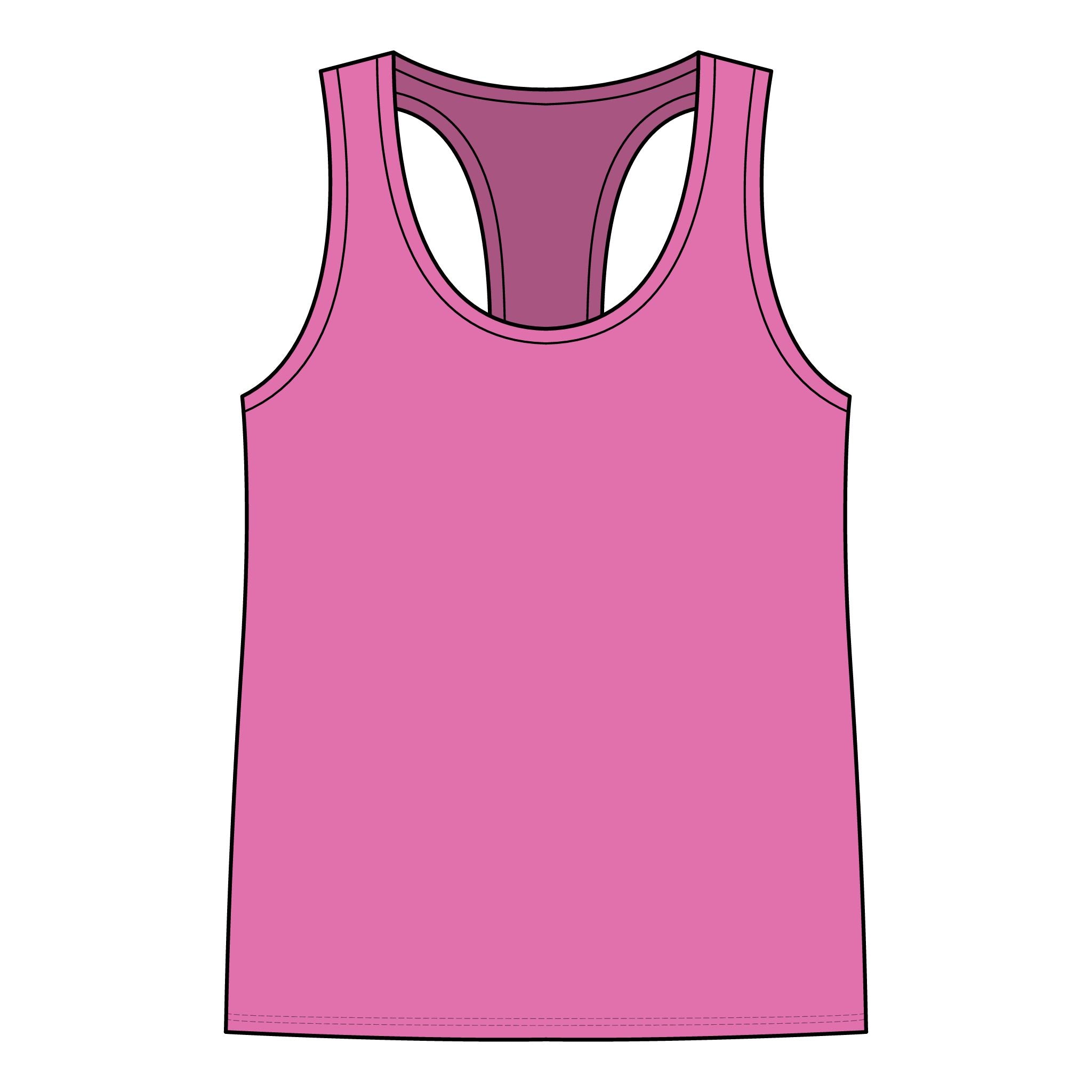 Pulse Fitne55 Racerback Tank Top — Women’s Workout Tank with Heartbeat Logo