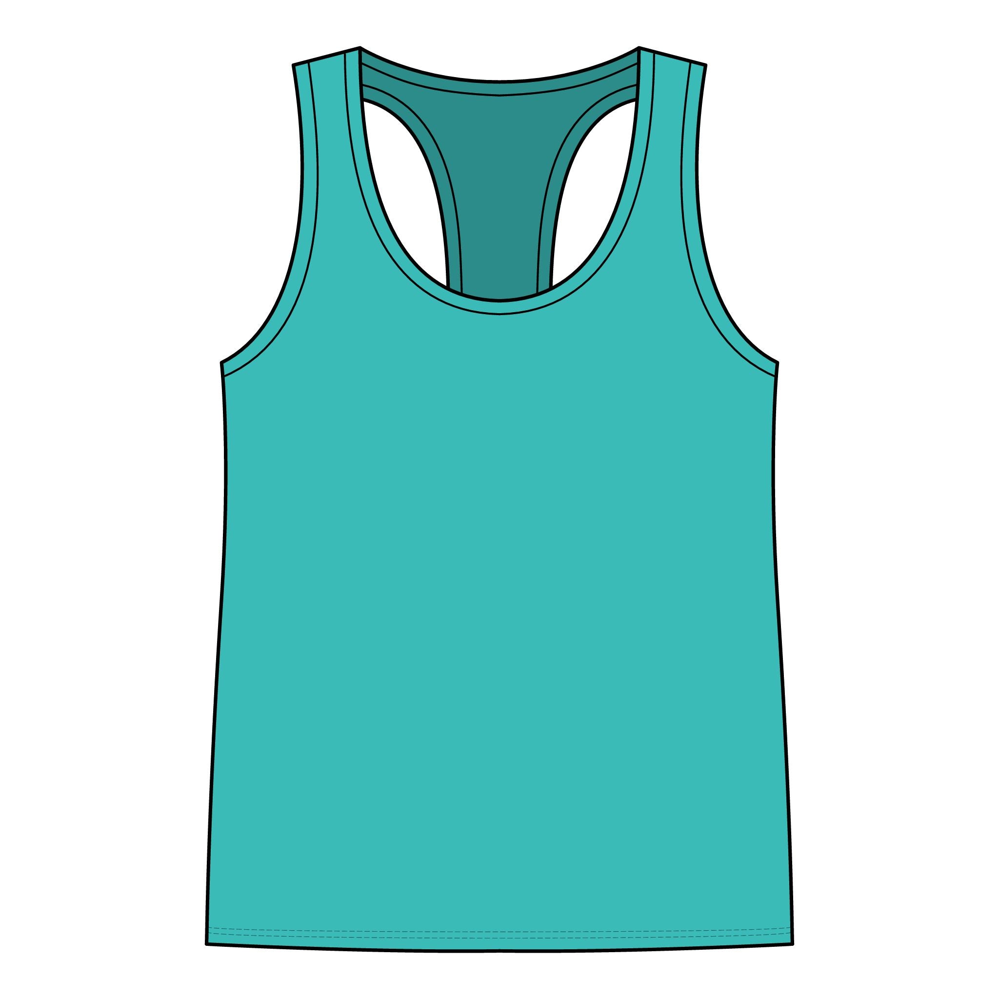 Pulse Fitne55 Racerback Tank Top — Women’s Workout Tank with Heartbeat Logo