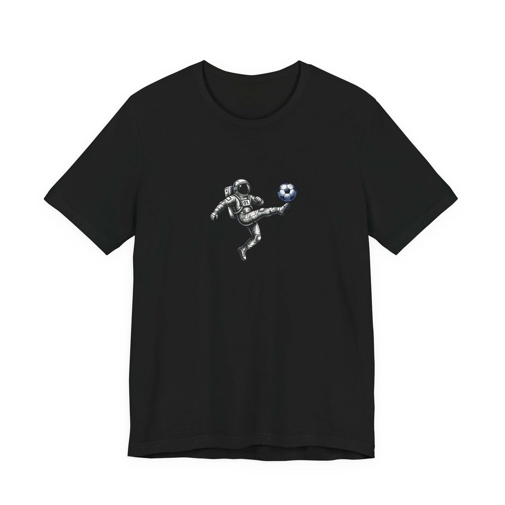 Soccer Astronaut Tee — Pulse Fitne55 Logo Back