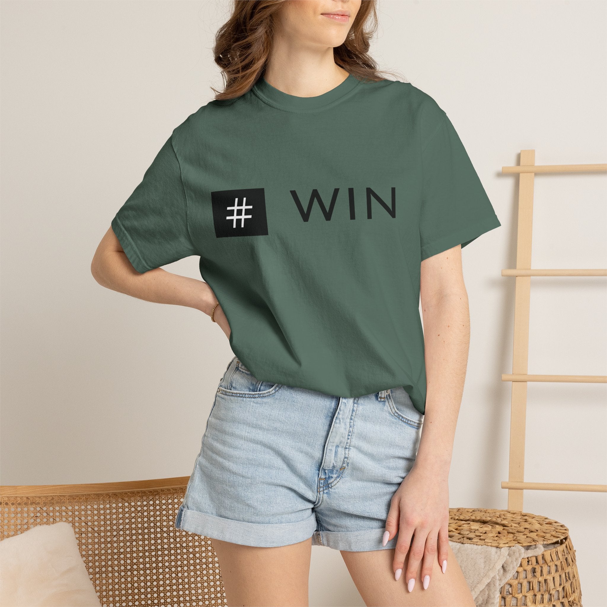 Pulse Fitne55 - #WIN Graphic T-Shirt — Minimalist Motivational Tee
