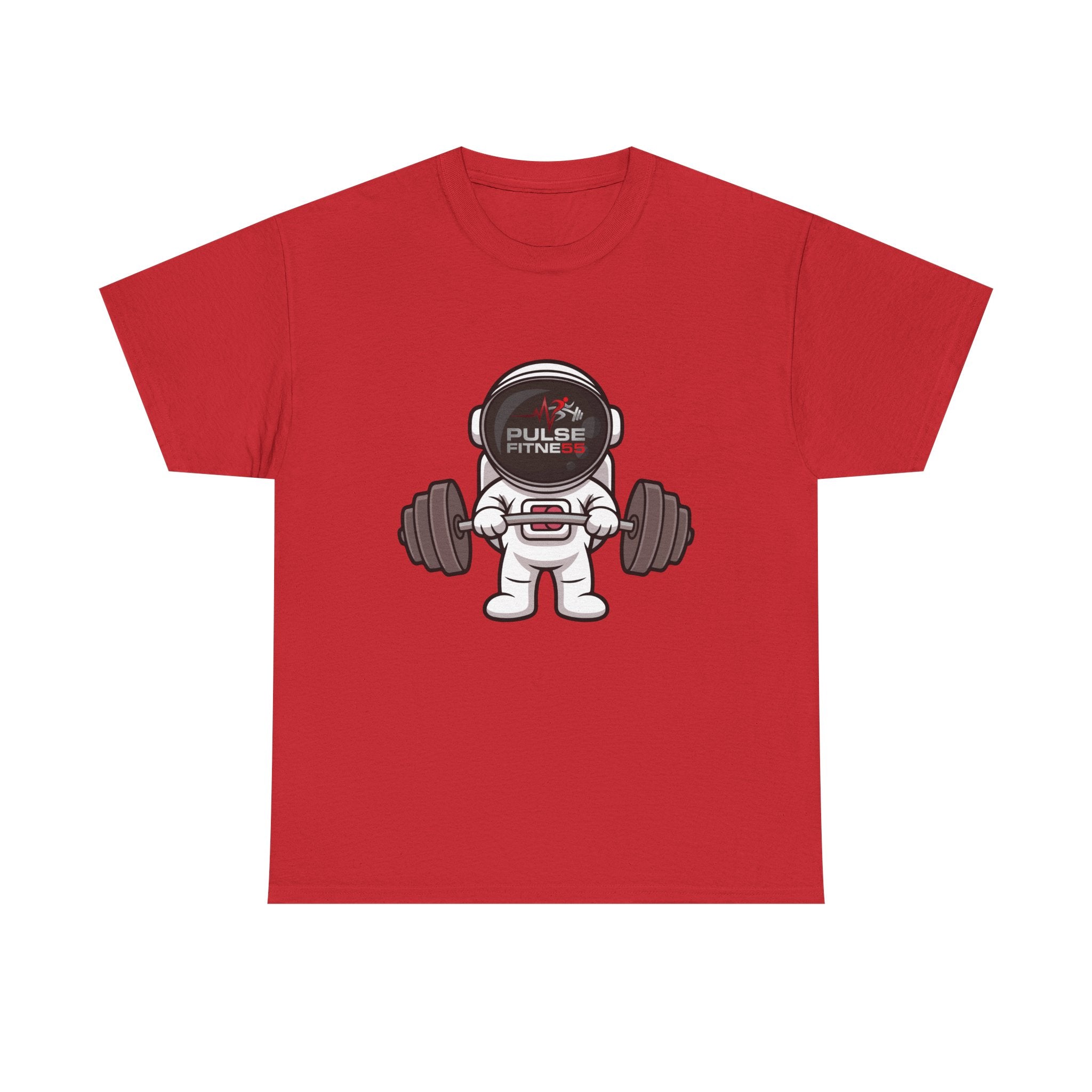 Copy of Pulse Fitne55 graphic heavy Cotton Tee - astronaut weights
