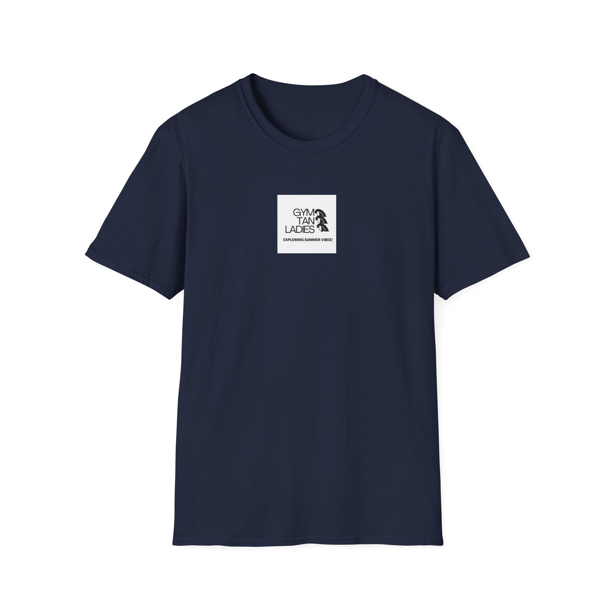 Pulse Fitne55 Gym Tan T-Shirt — Minimal Beachy Summer Graphic Tee