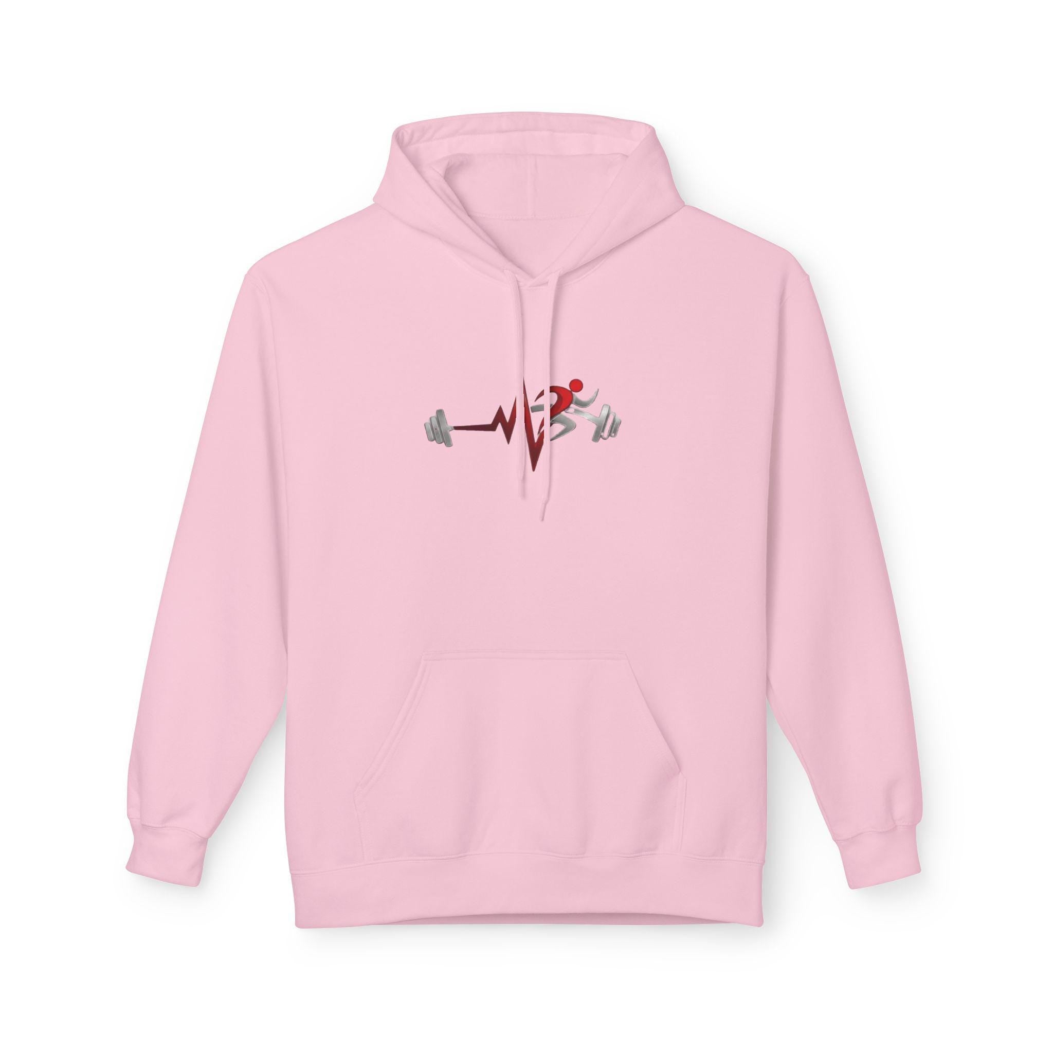 Pulse Fitne55- Midweight Softstyle Fleece Hoodie- rep/lift/drive logo