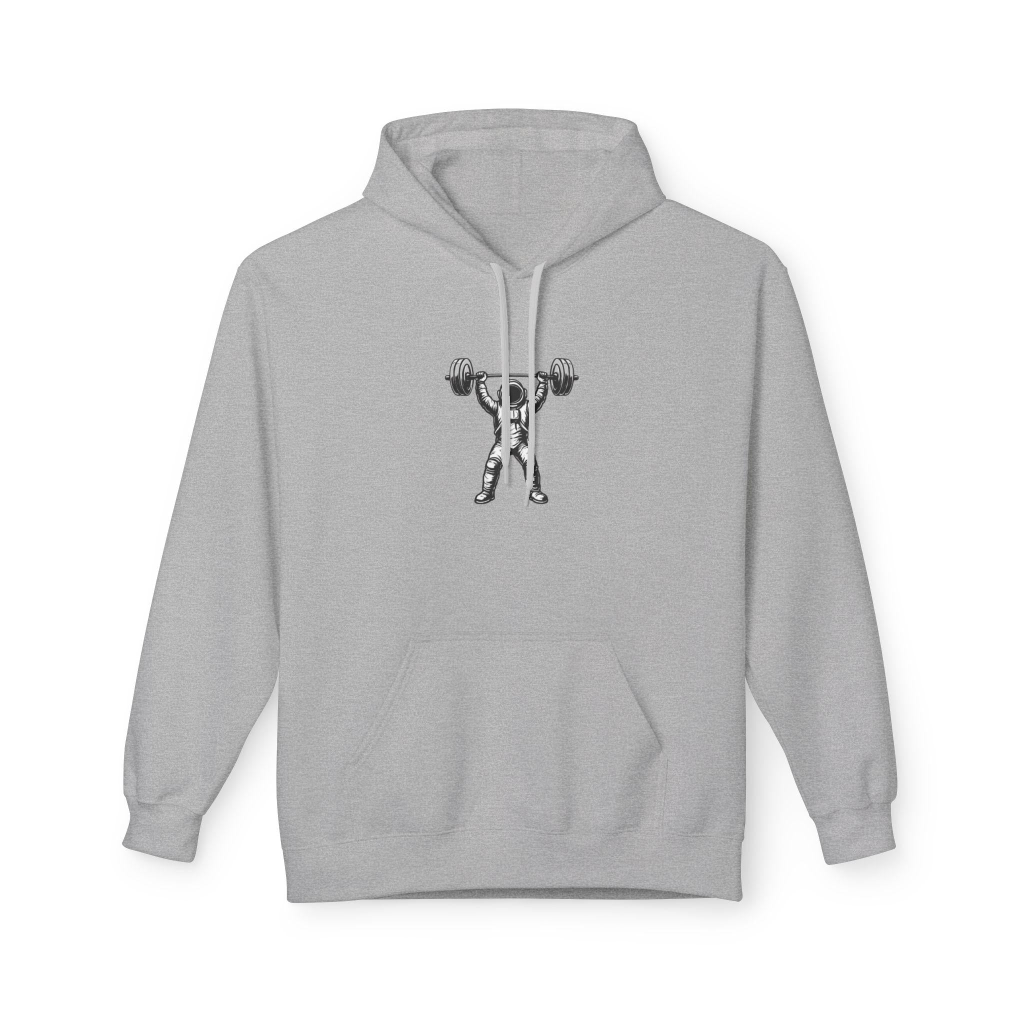 Pulse Fitness Barbell Weightlifter Hoodie | Gym Workout Apparel