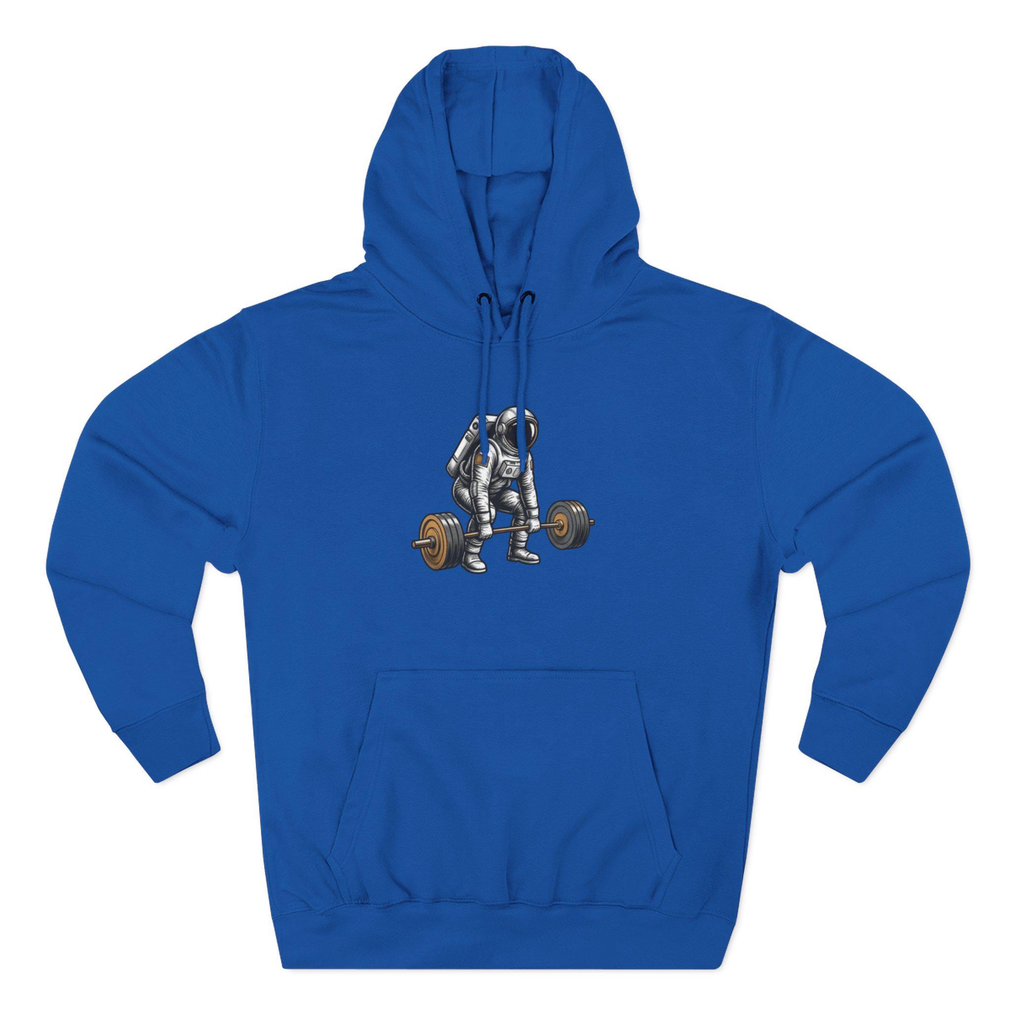 Deadlift Skeleton Illustration Hoodie | Fitness Gym Pulldeadlift Design
