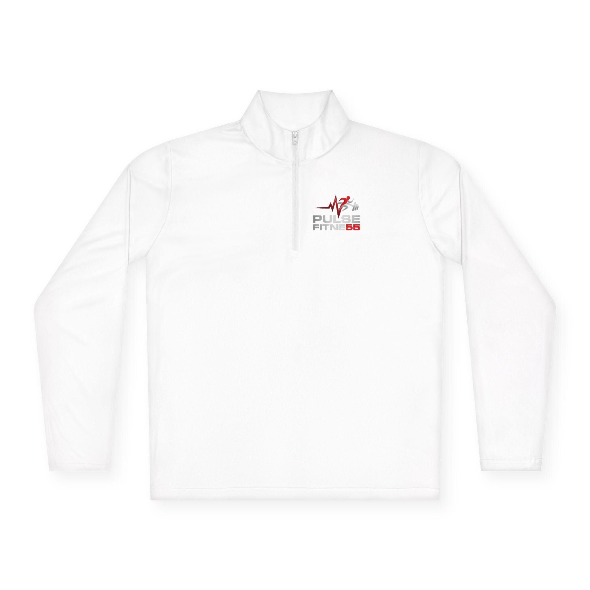 Polish Flag Heartbeat Pullover Quarter-Zip | Poland Pride Pullover