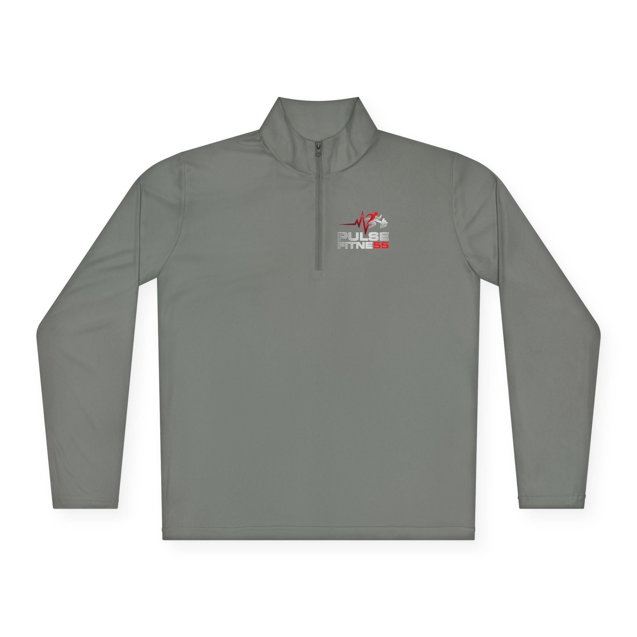 Polish Flag Heartbeat Pullover Quarter-Zip | Poland Pride Pullover