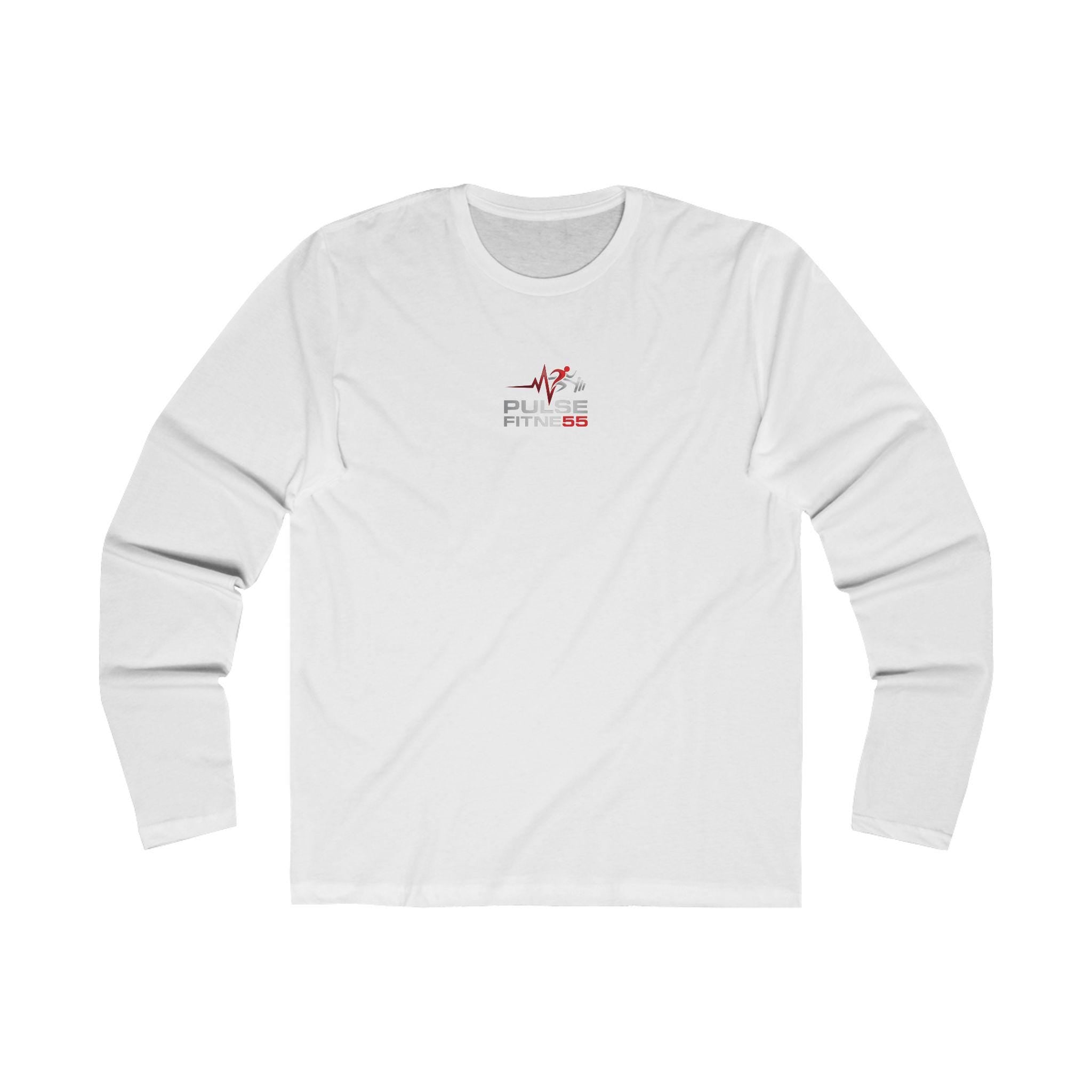 Pushup Skeleton Graphic Long Sleeve Tee | Workout Fitness Quote