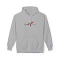Pulse Fitne55 Heartbeat Barbell Hoodie | Gym Motivation Workout Apparel