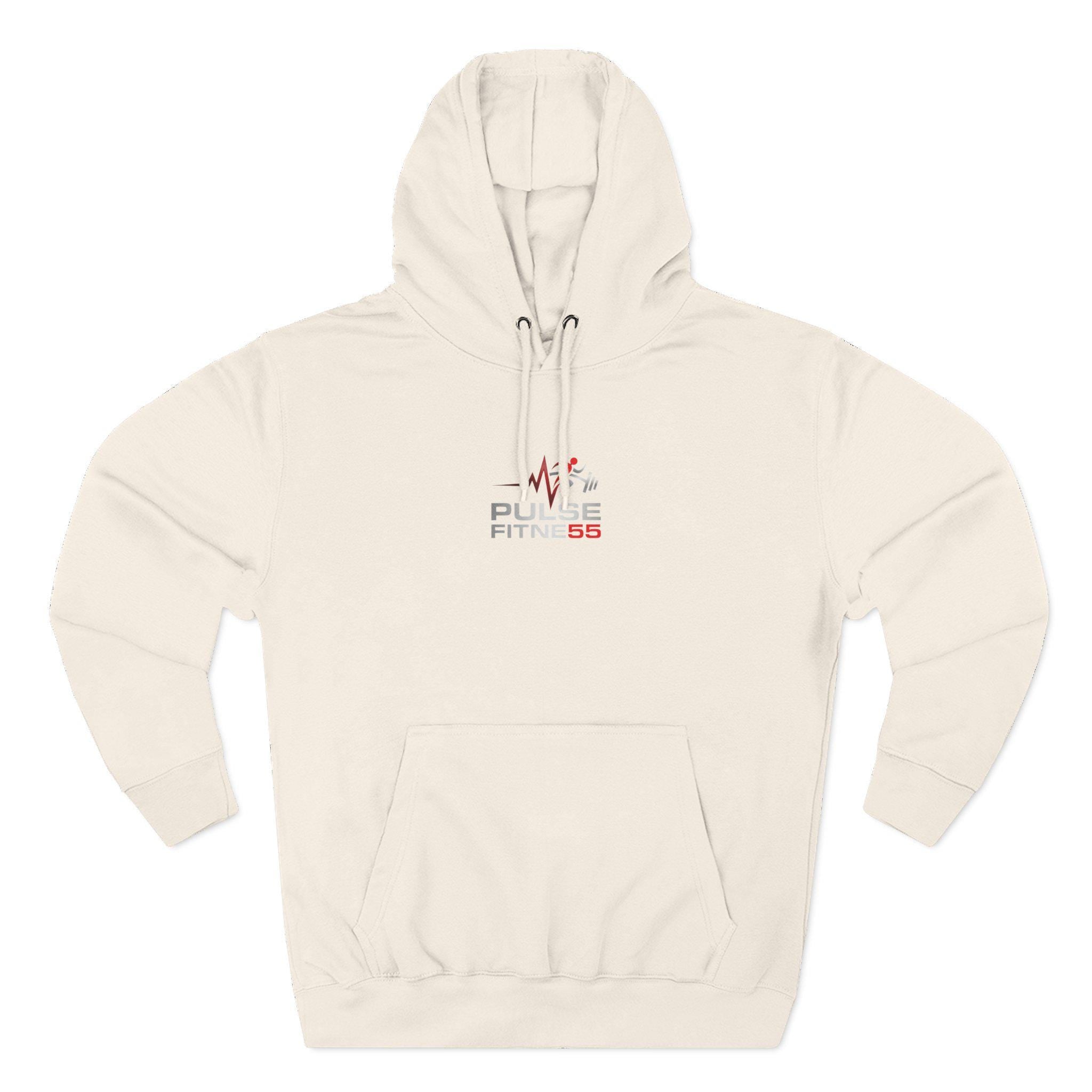 Pulse Fitness 55 Logo Hoodie | Fitness, Reps, Drive, Dedication