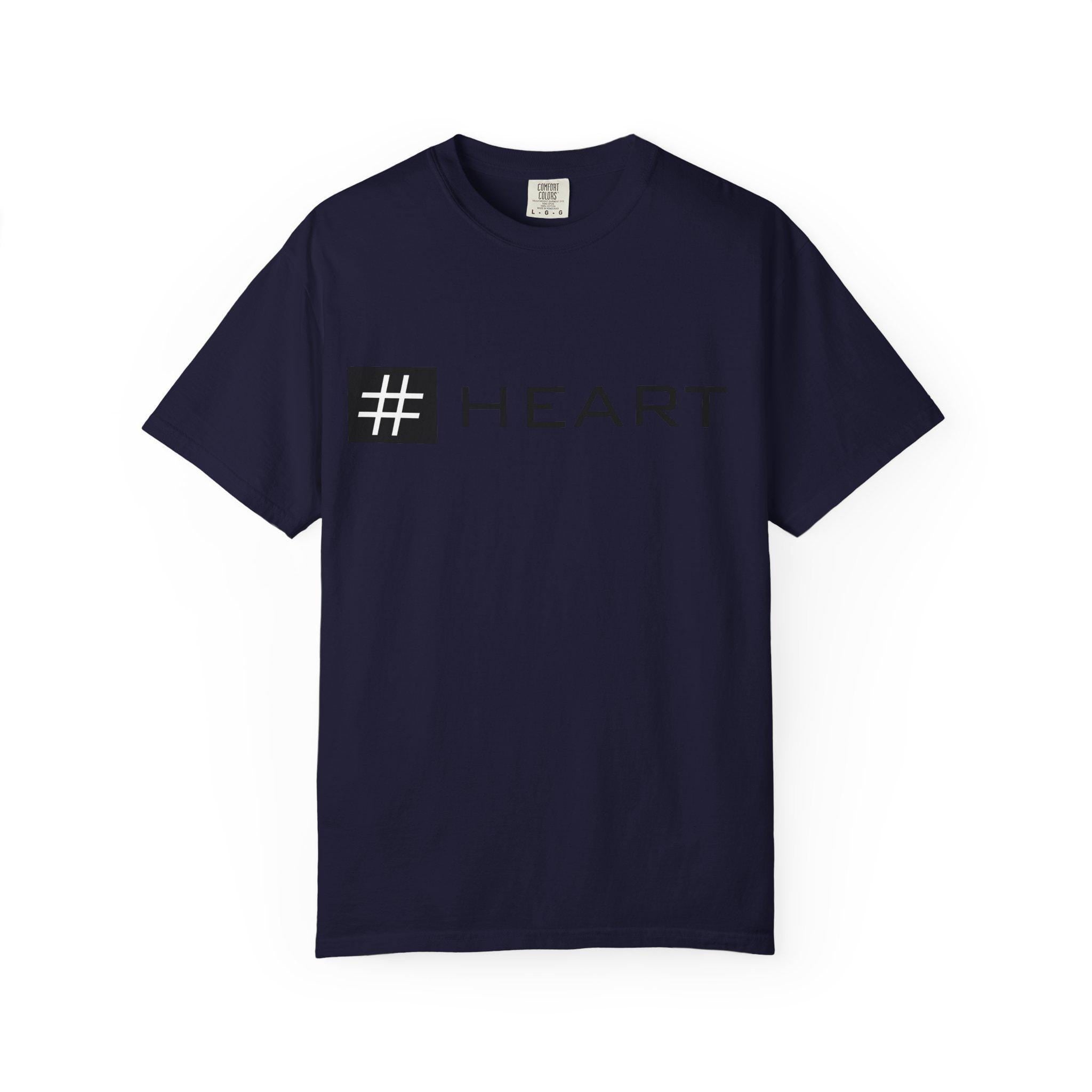 Pulse Fitne55 - Hashtag Heart T-Shirt — Minimalist Graphic Tee with “# HEART” Design