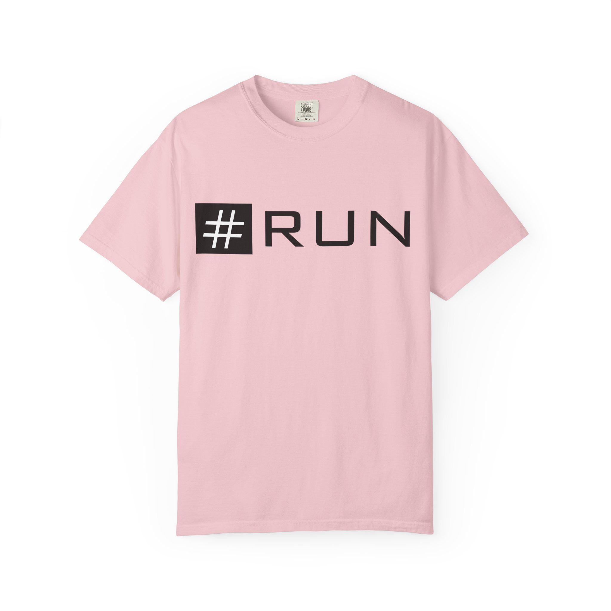 Pulse Fitne55 - #RUN Graphic T-Shirt — Minimalist Running Tee for Runners & Fitness Enthusiasts