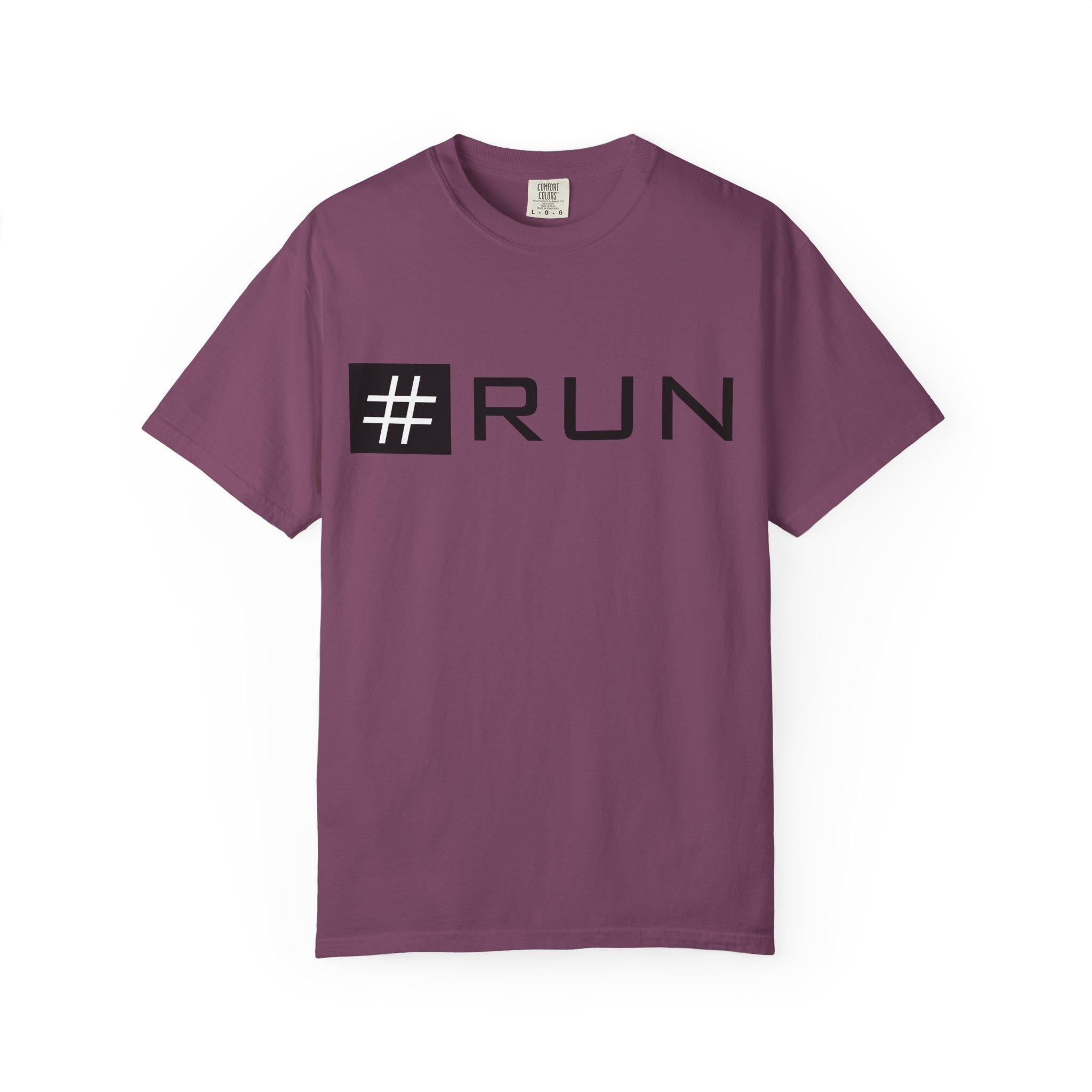 Pulse Fitne55 - #RUN Graphic T-Shirt — Minimalist Running Tee for Runners & Fitness Enthusiasts