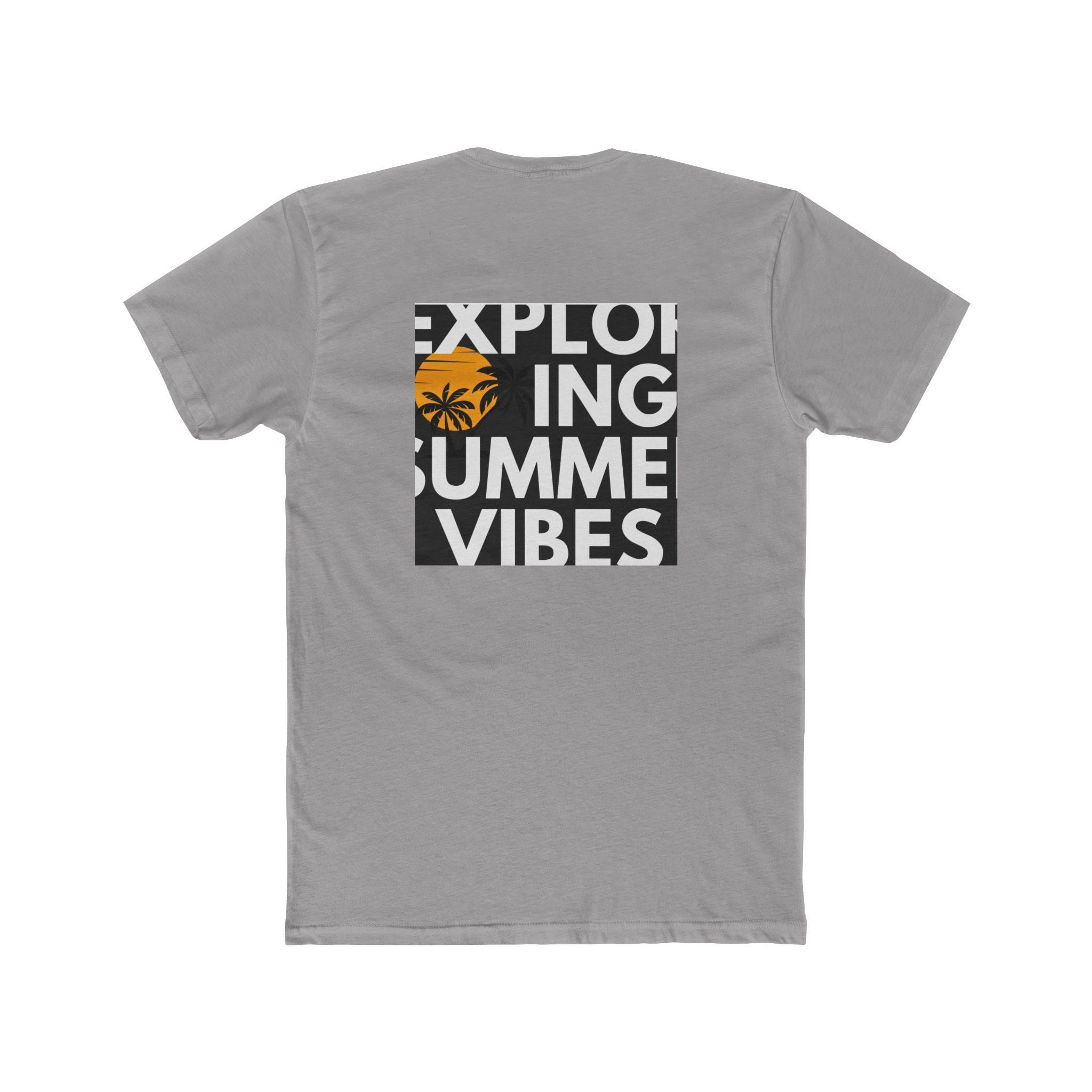Mens Suumer vibe Cotton Crew Tee
