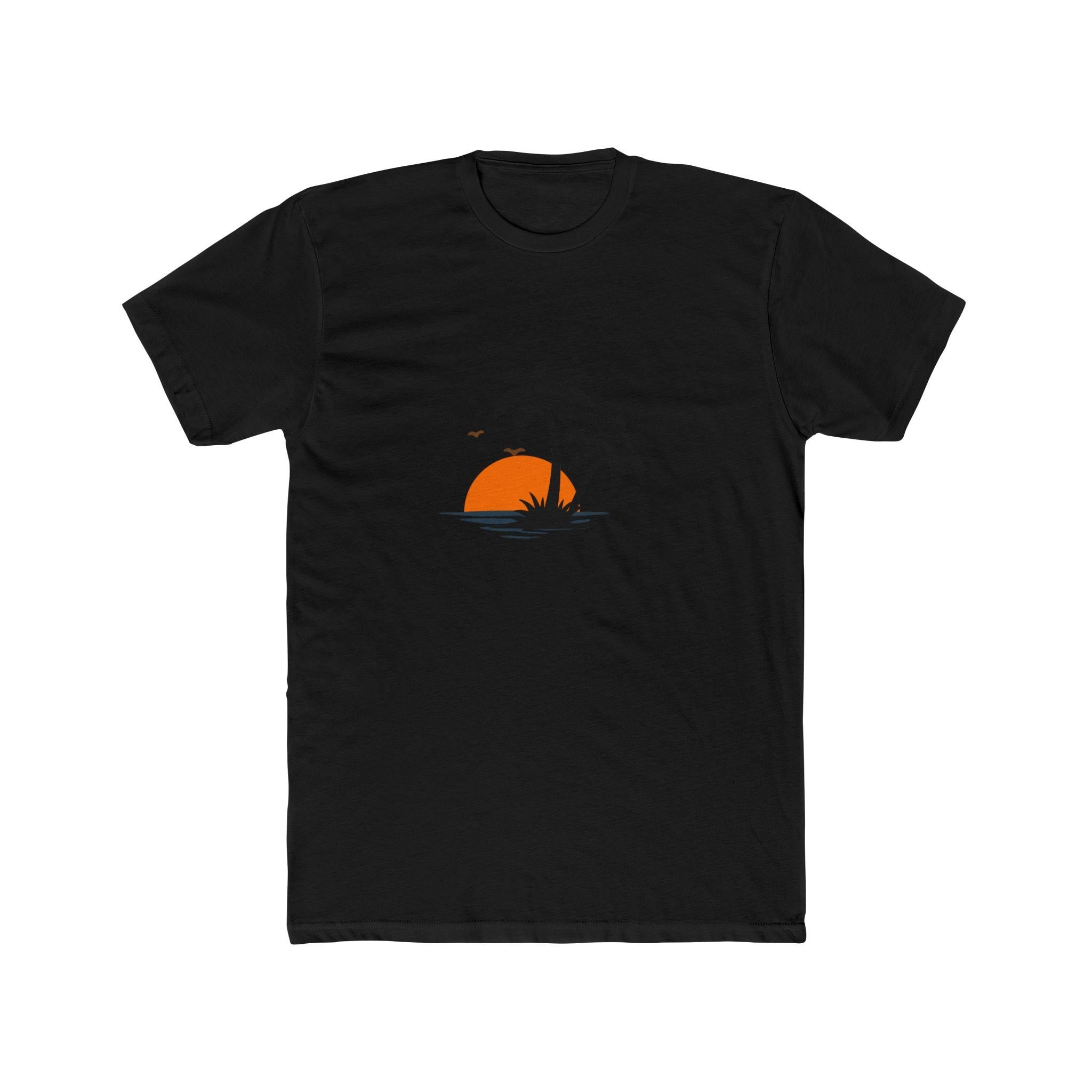 Mens Suumer vibe Cotton Crew Tee