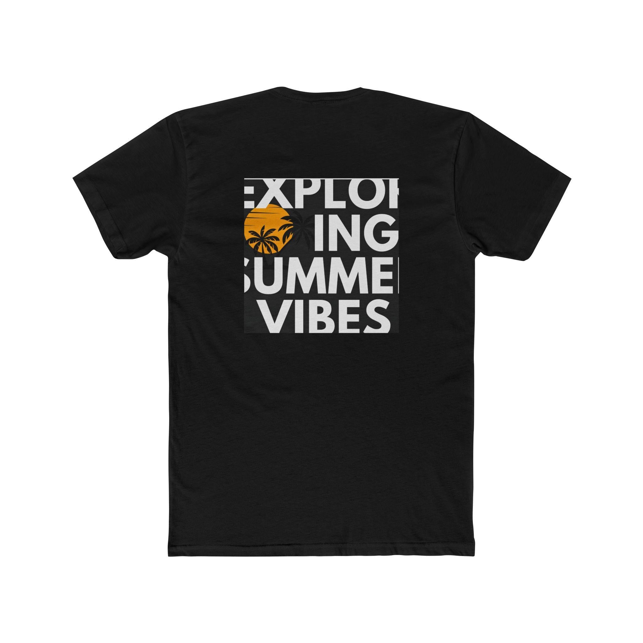Mens Suumer vibe Cotton Crew Tee