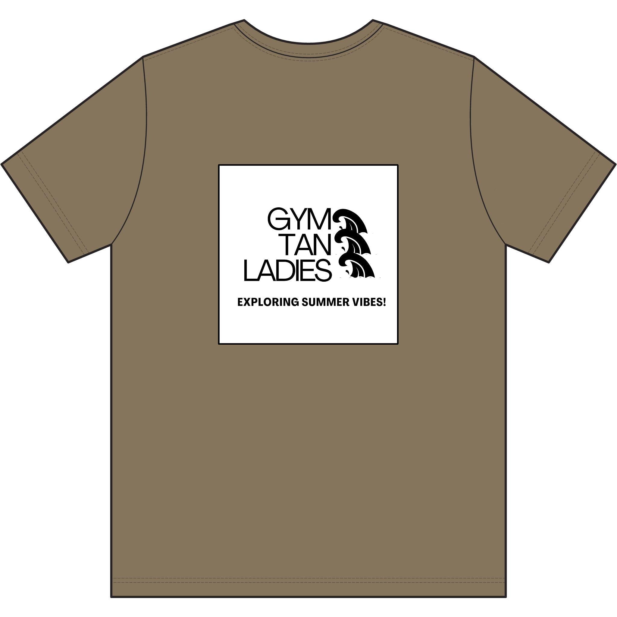 Core Cotton Camo Tee — Gym Tan Logo Cotton T-Shirt
