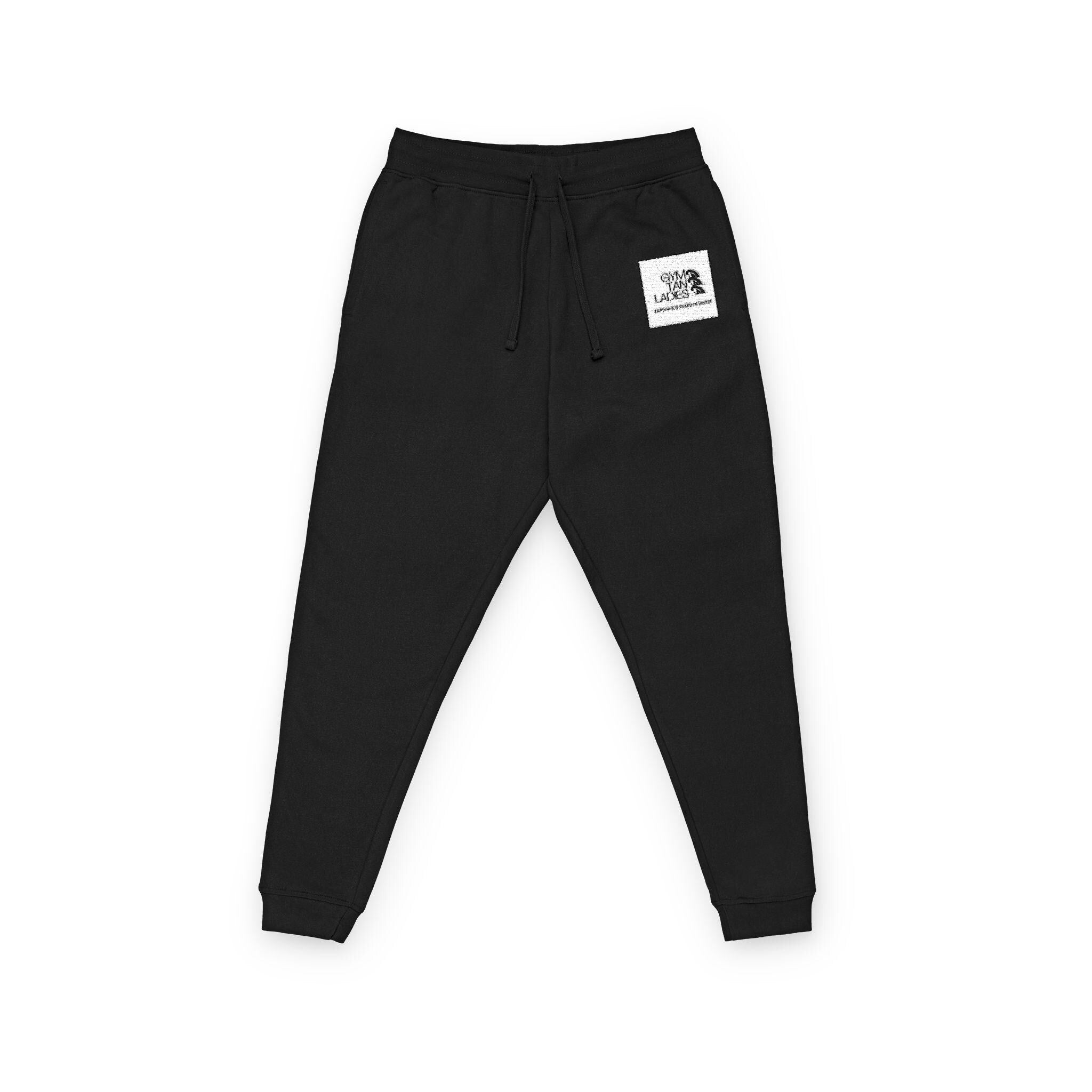 Mens gym tan ladies Fleece Jogger (Embroidery)