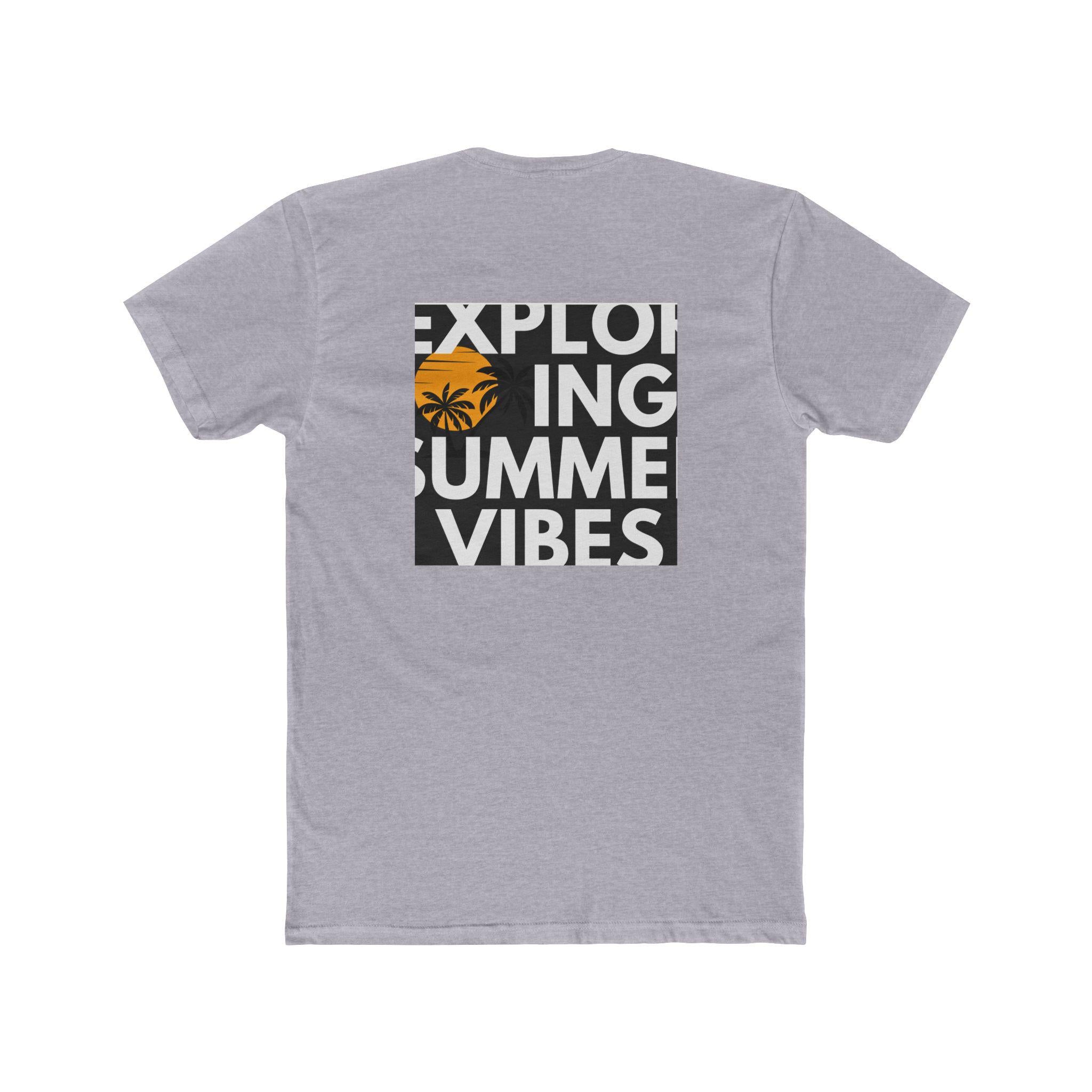 Mens Suumer vibe Cotton Crew Tee