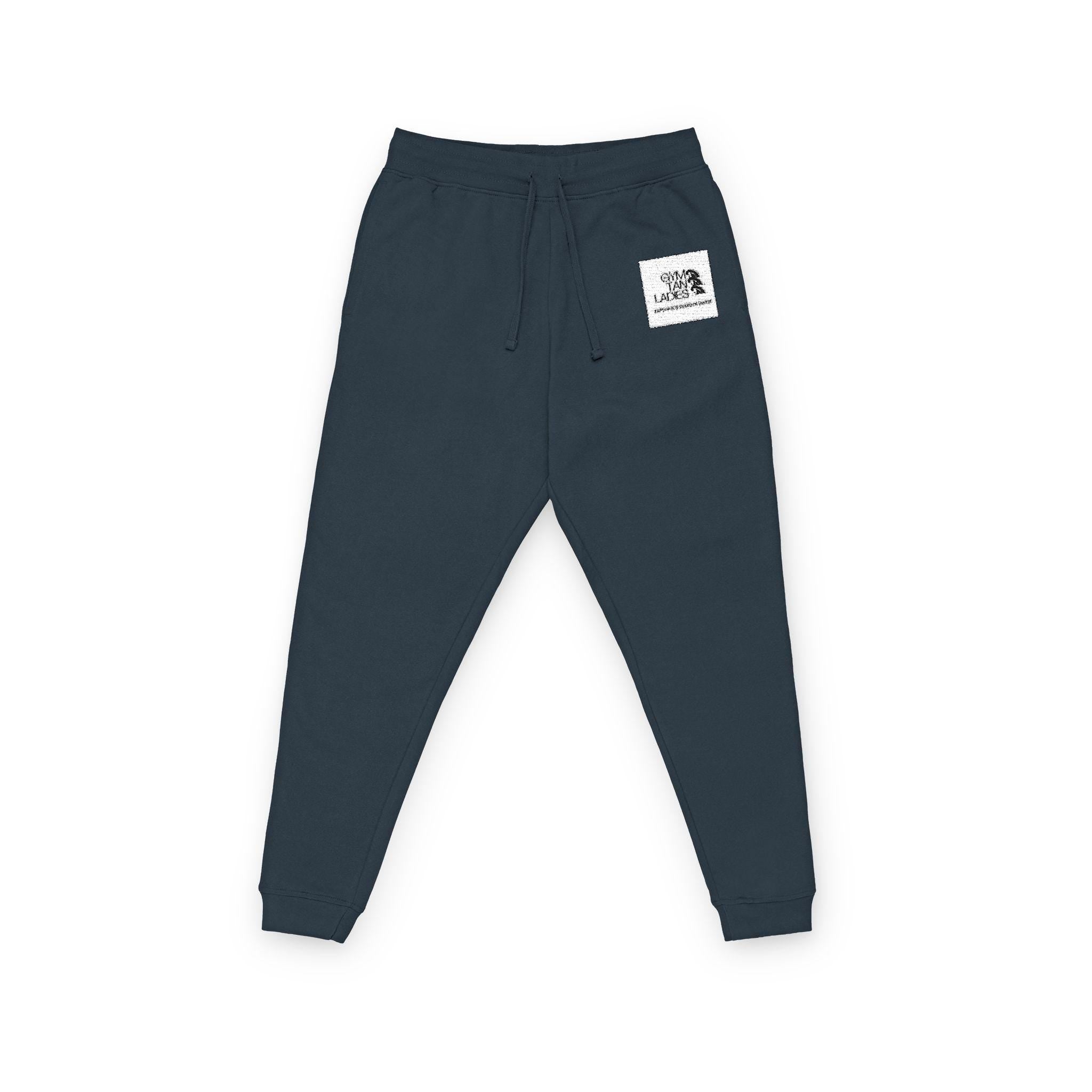 Mens gym tan ladies Fleece Jogger (Embroidery)