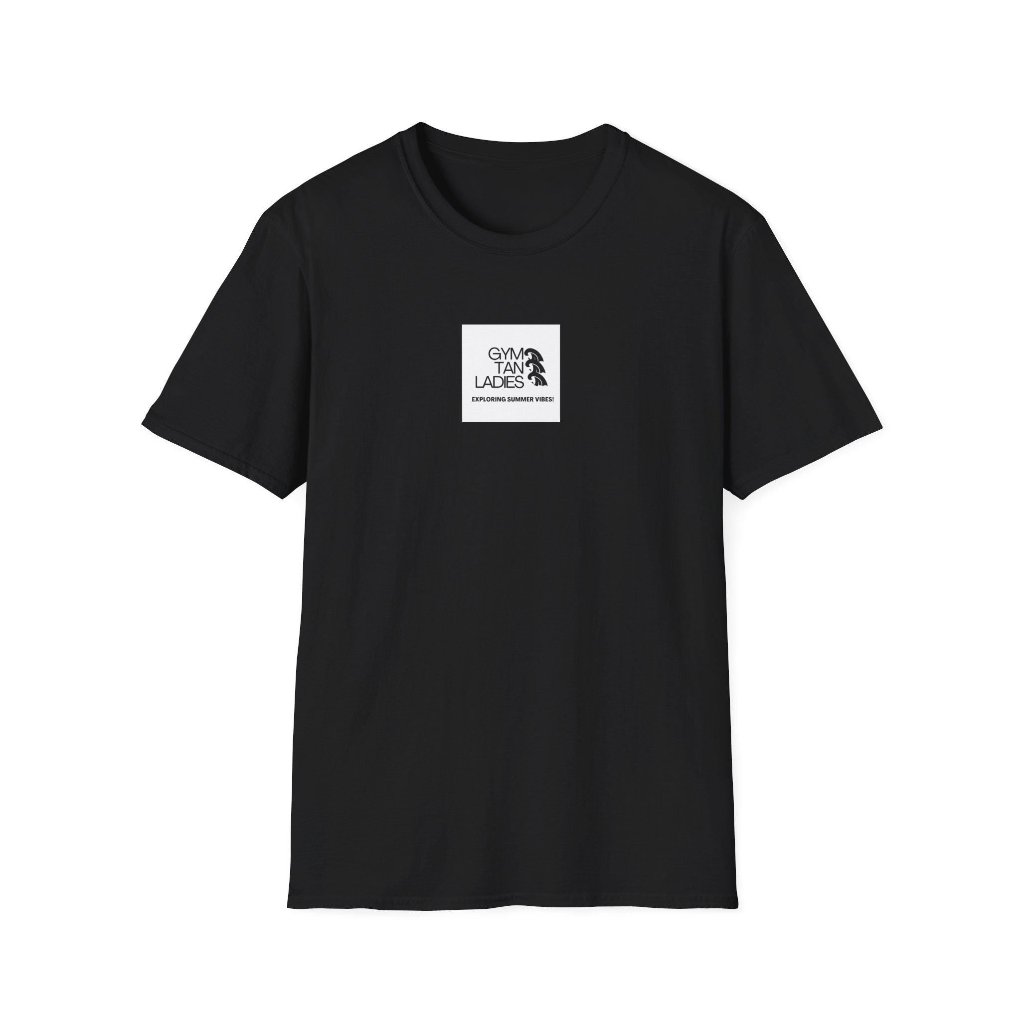 Womens Gym Tan T-Shirt — Minimal Beachy Summer Graphic Tee
