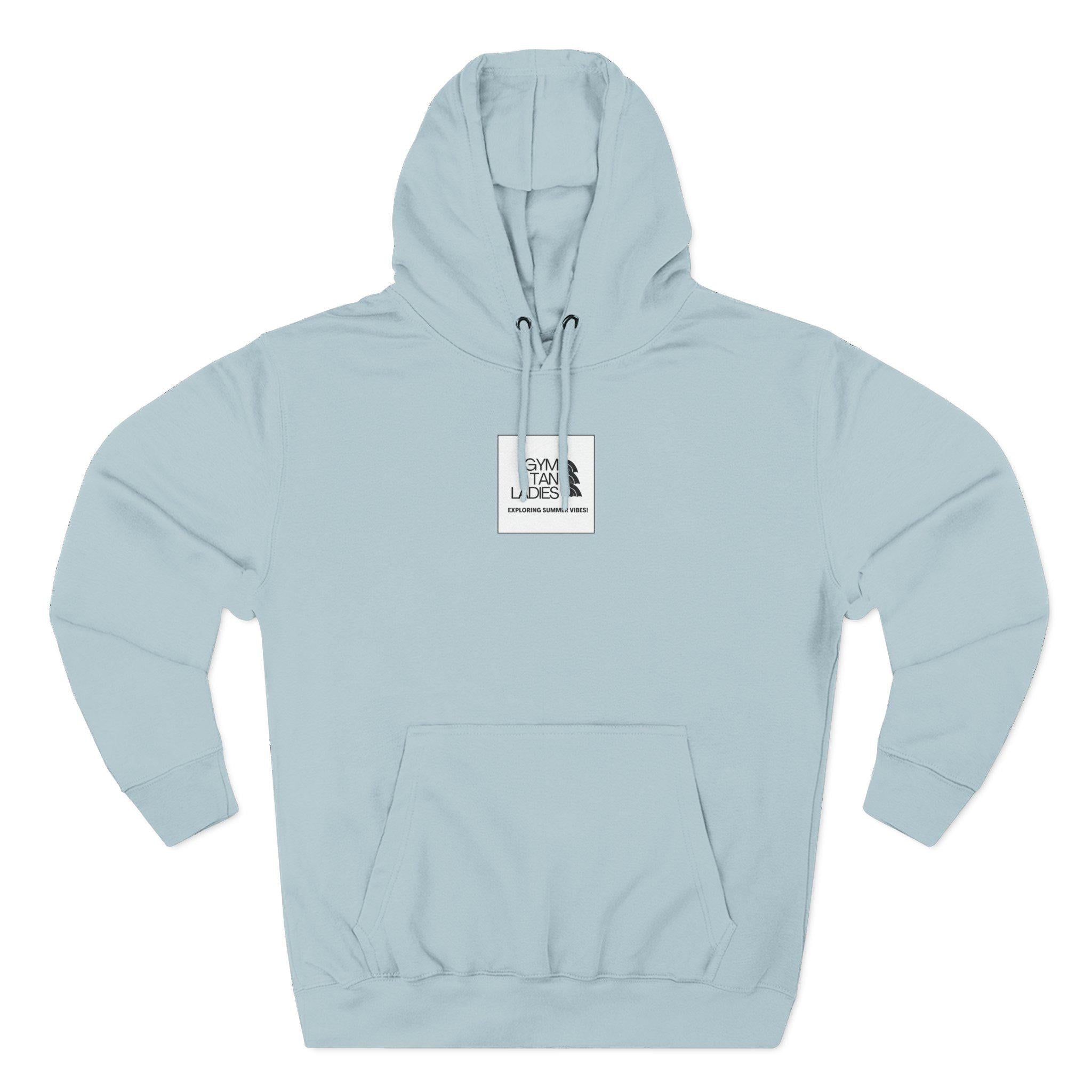Mens Gym Tan Ladies Hoodie — 'Exploring Summer Vibes' Graphic Pullover
