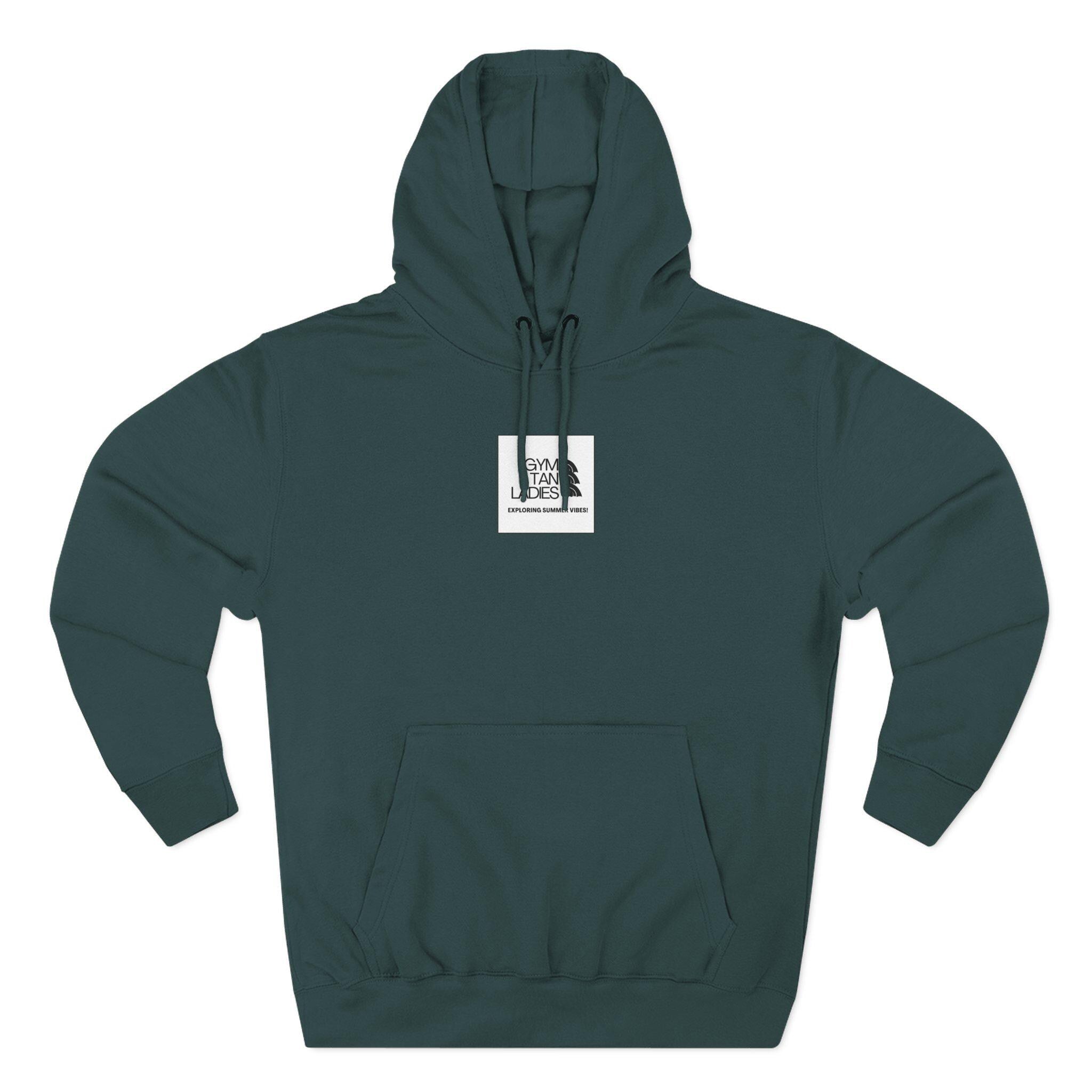 Mens Gym Tan Ladies Hoodie — 'Exploring Summer Vibes' Graphic Pullover