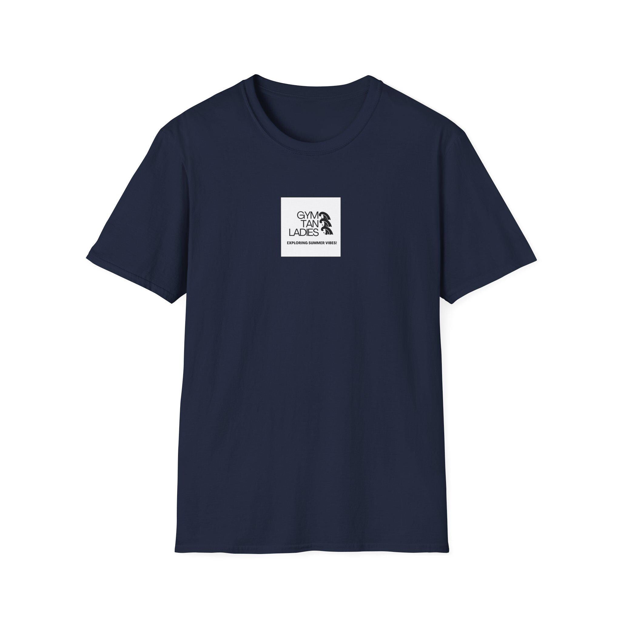 Womens Gym Tan T-Shirt — Minimal Beachy Summer Graphic Tee