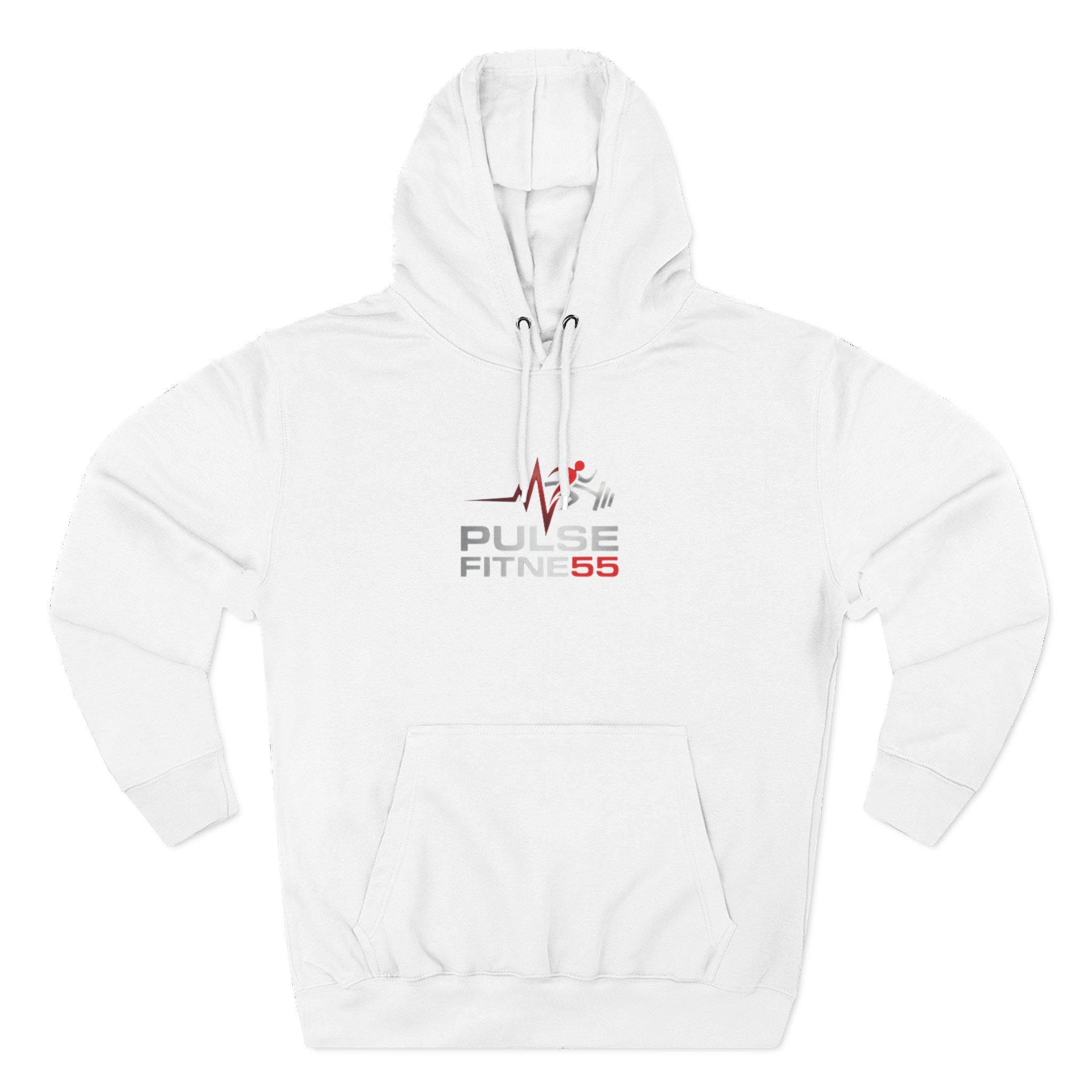 Pulse Fitness 55 Hoodie — Gym Logo Fleece Pullover