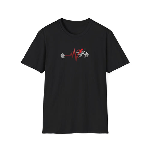 Classic Comfort graphic t-Shirt — Runner & Barbell Pulse Gym Tee