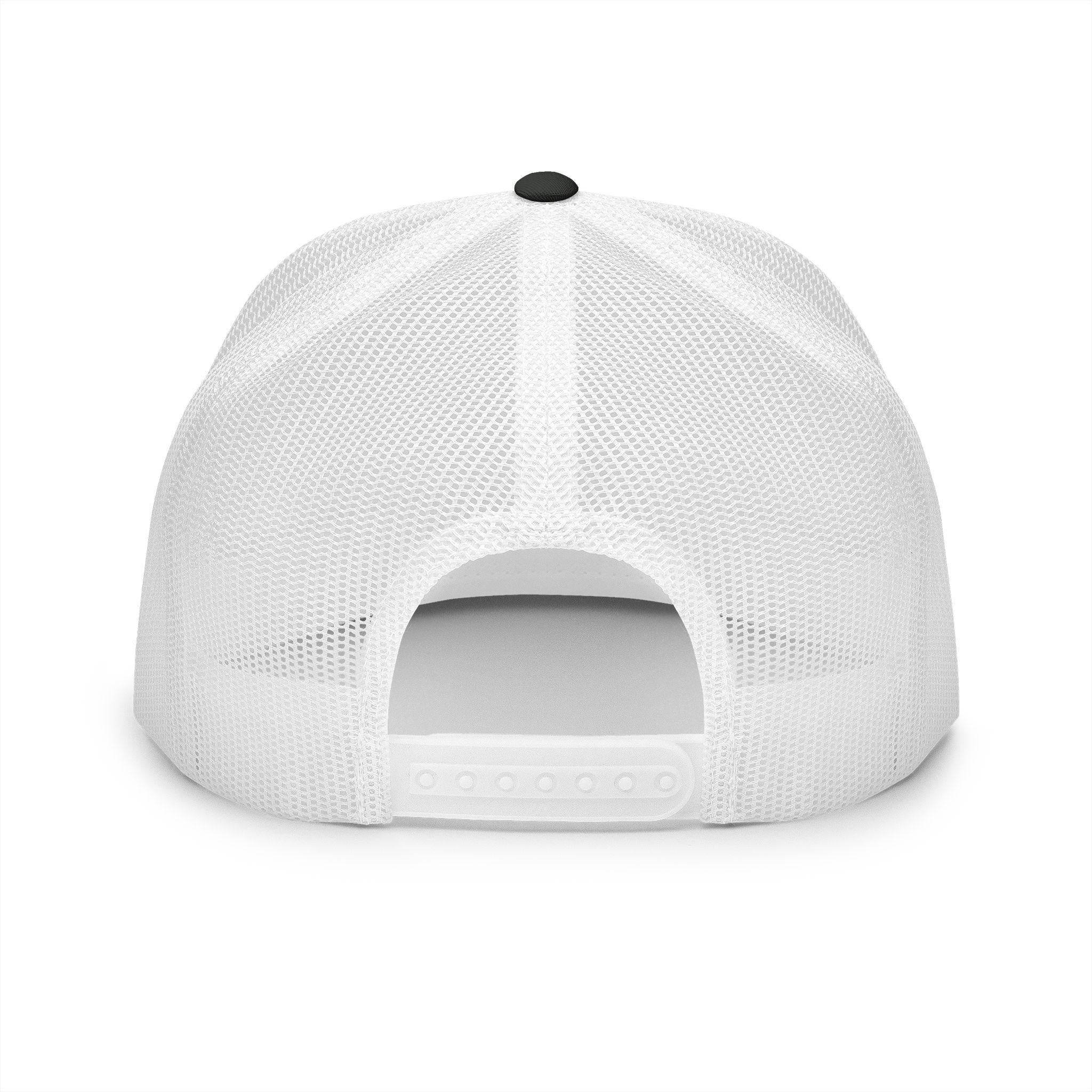 Snapback Trucker Cap — Sunset Palm Island Embroidered Beach Hat