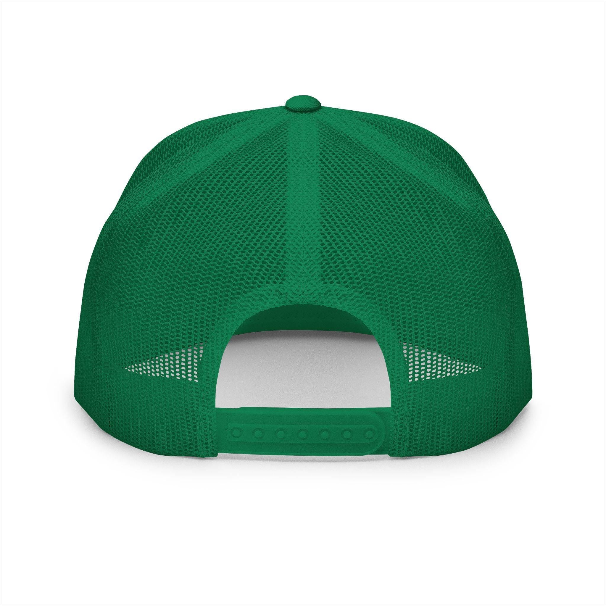 The 5 Panel Trucker Cap gym tan logo