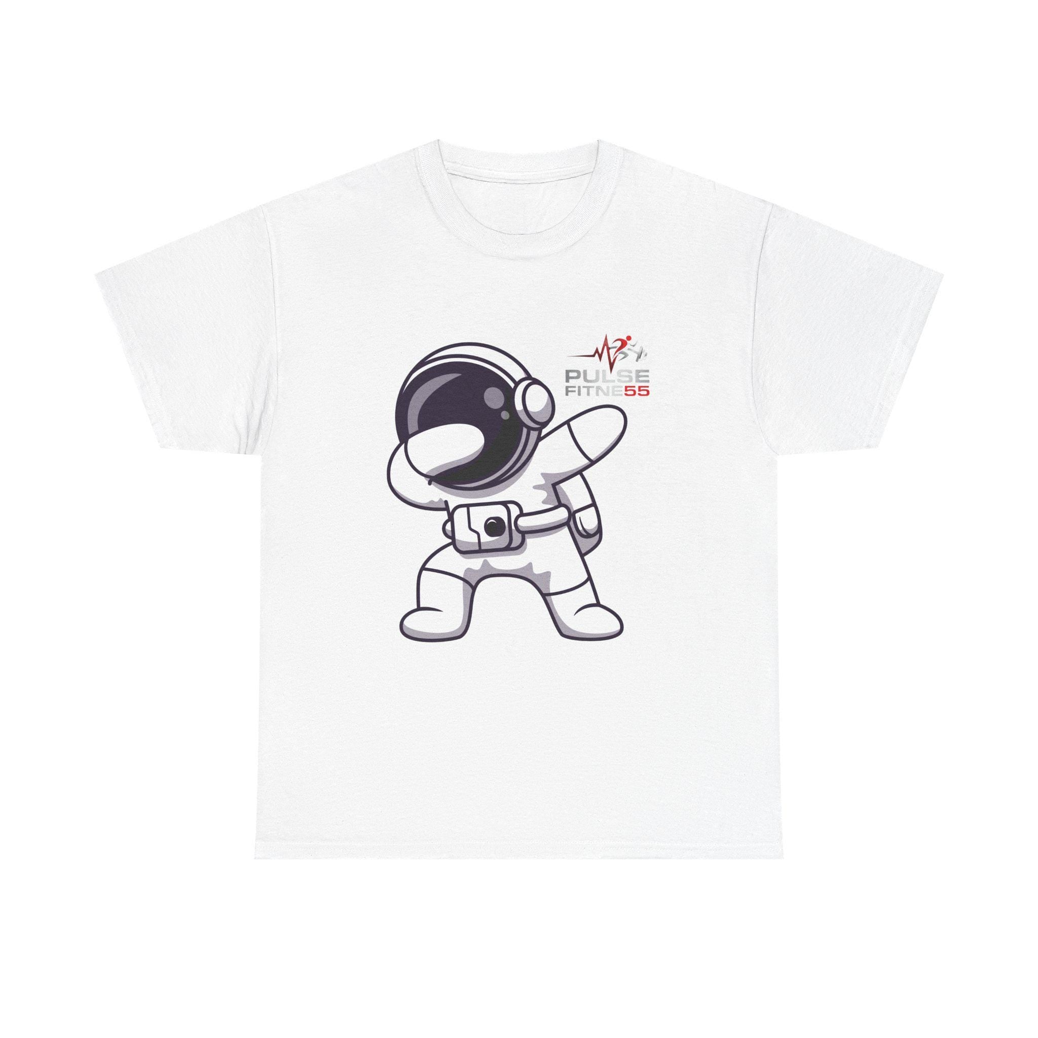 Pulse Fitne55 graphic heavy Cotton Tee - astronaut dancing