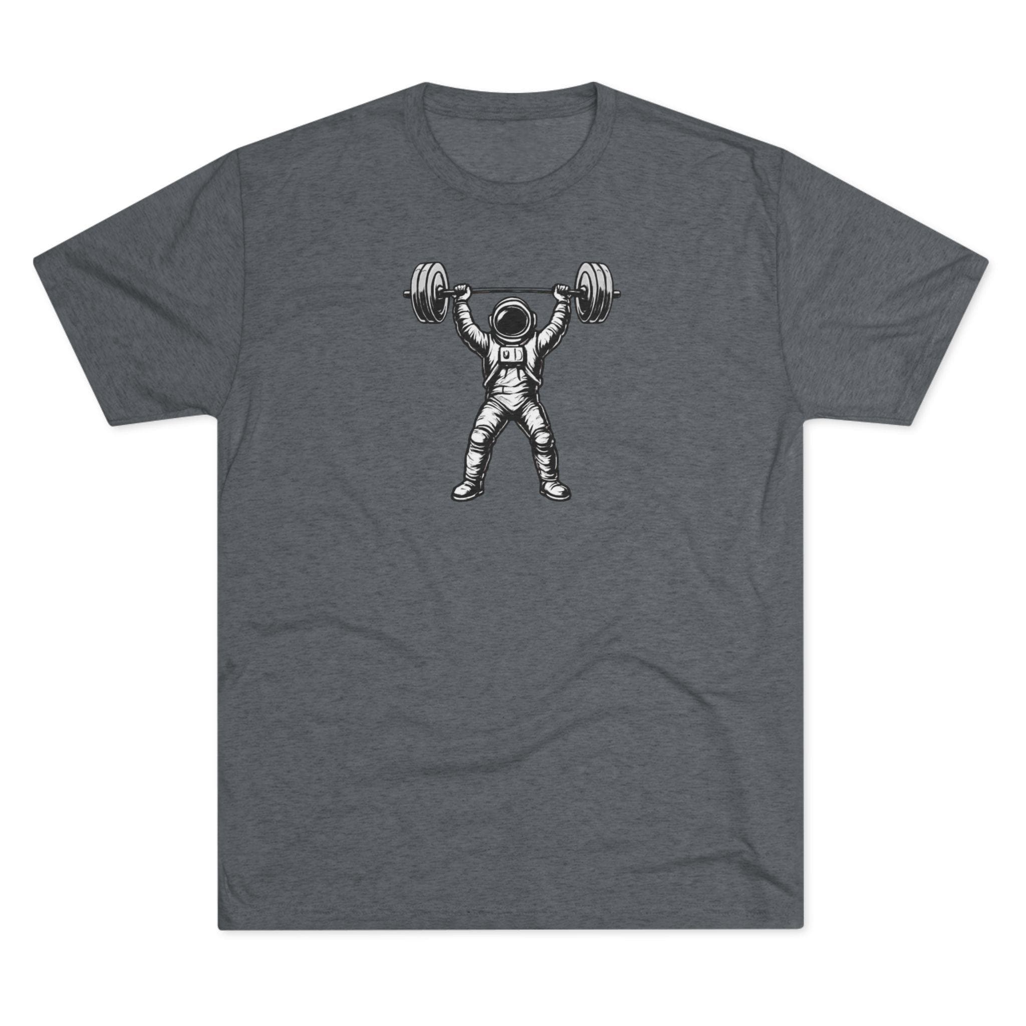 Astronaut Weightlifter Tee | Gym Star Performance Clothing