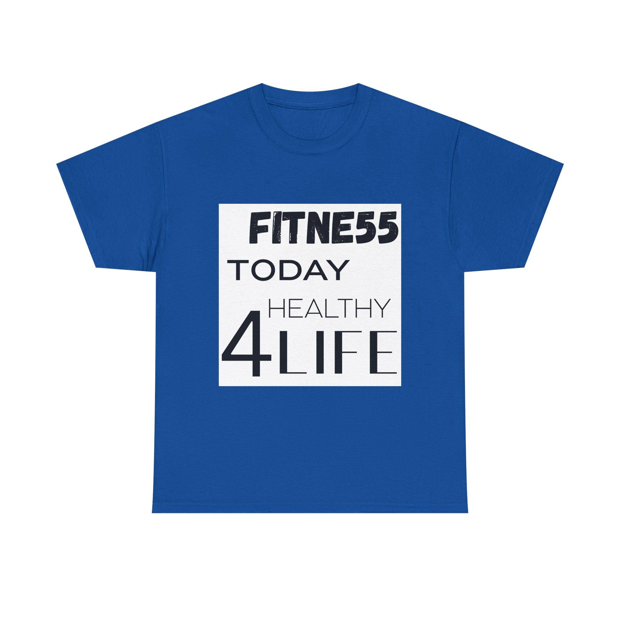Pulse FITNE55 Today Healthy 4Life T-Shirt | Fitness Motivational Tee