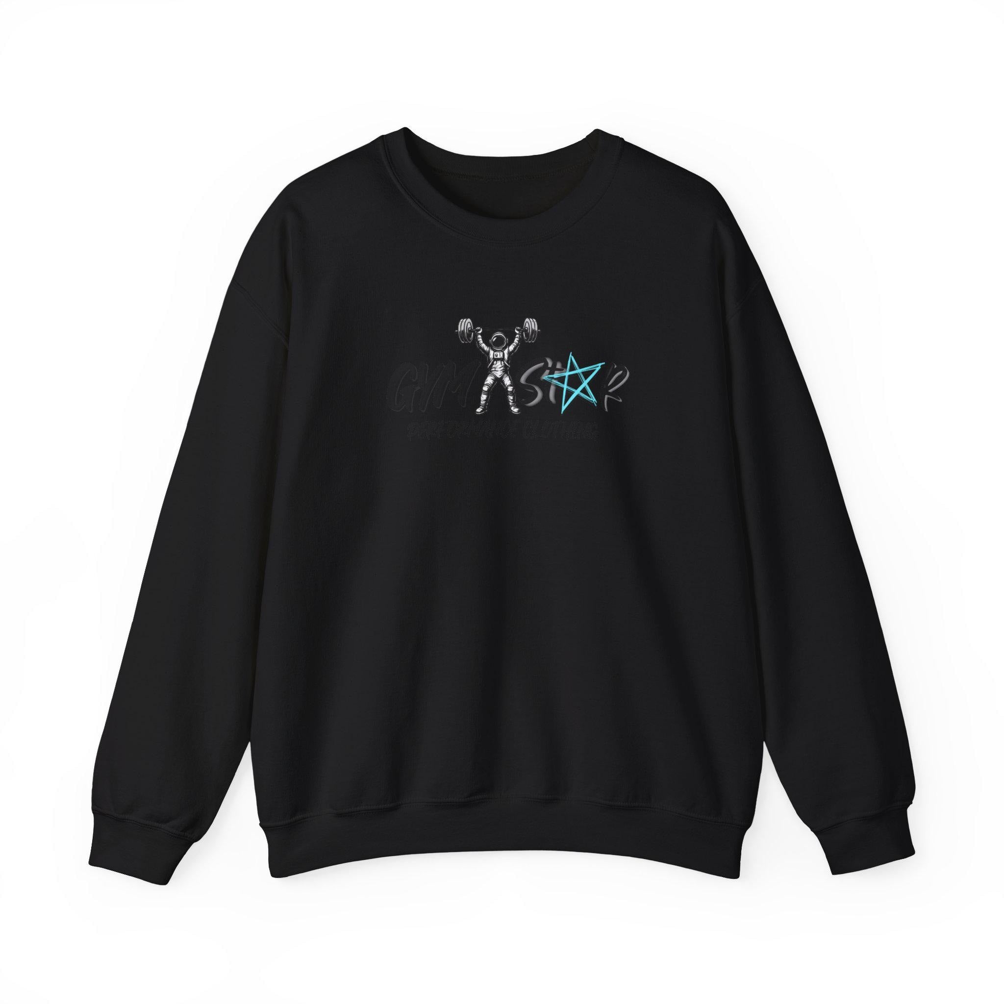 Gym Star logo Sweatshirt | Fitness Weightlifting Graphic